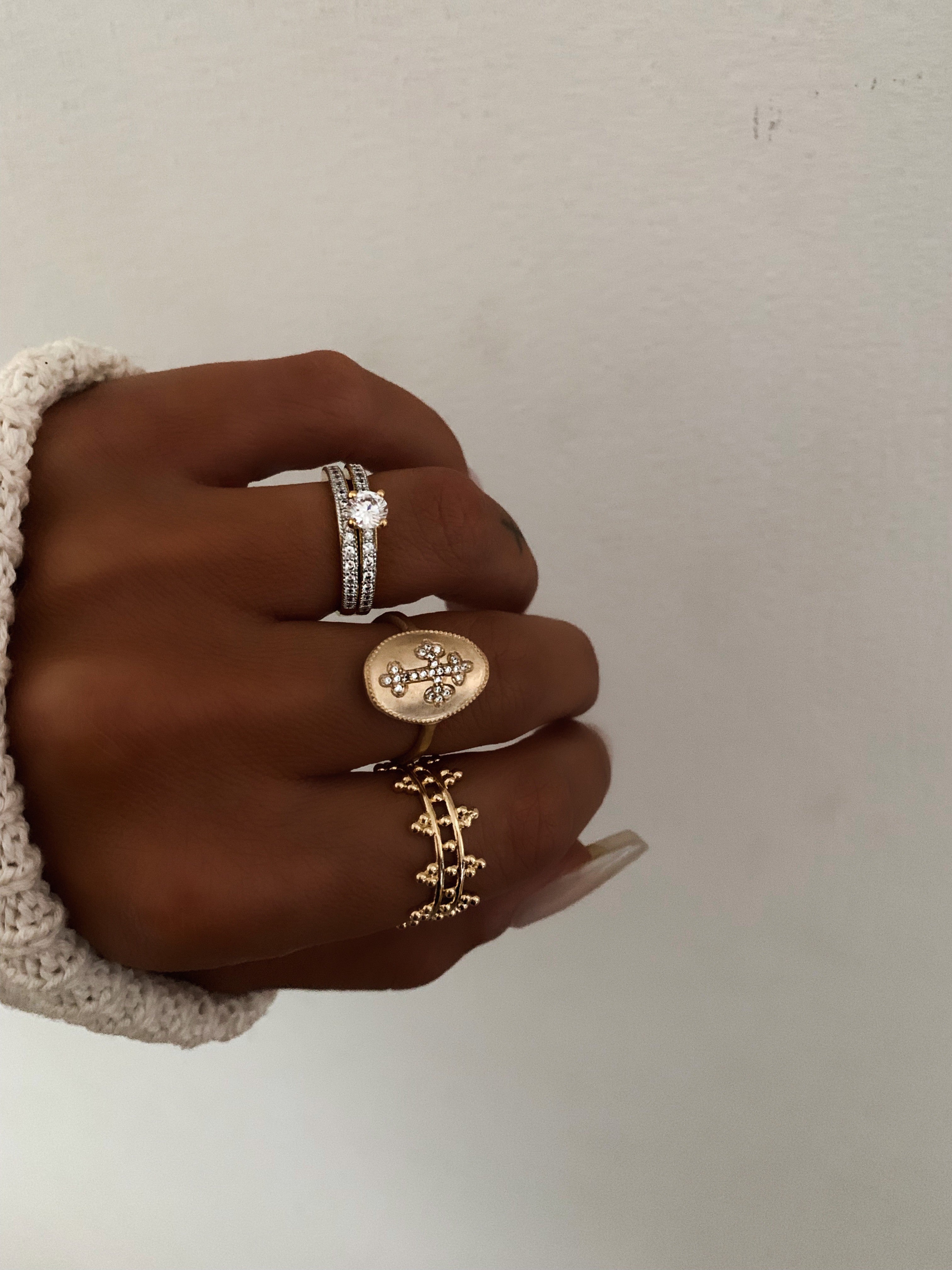 BAGUE "solange double"