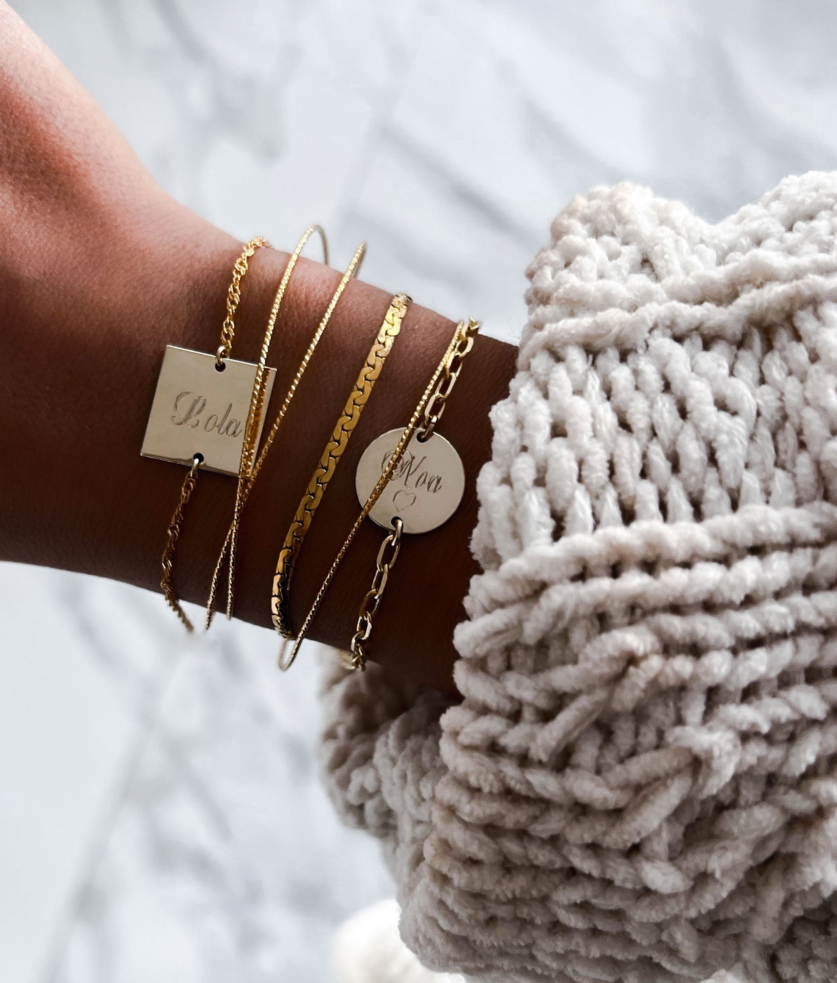 ENGRAVING TORSADE BRACELET