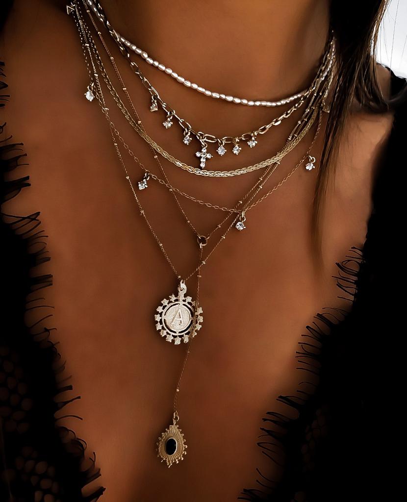 COLLIER "ARAMEE" ARGENT