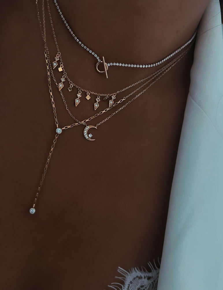 "LOU ZIRCON" NECKLACE