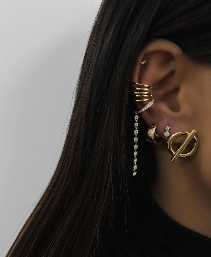 "MELROSE LISSE" EARRING