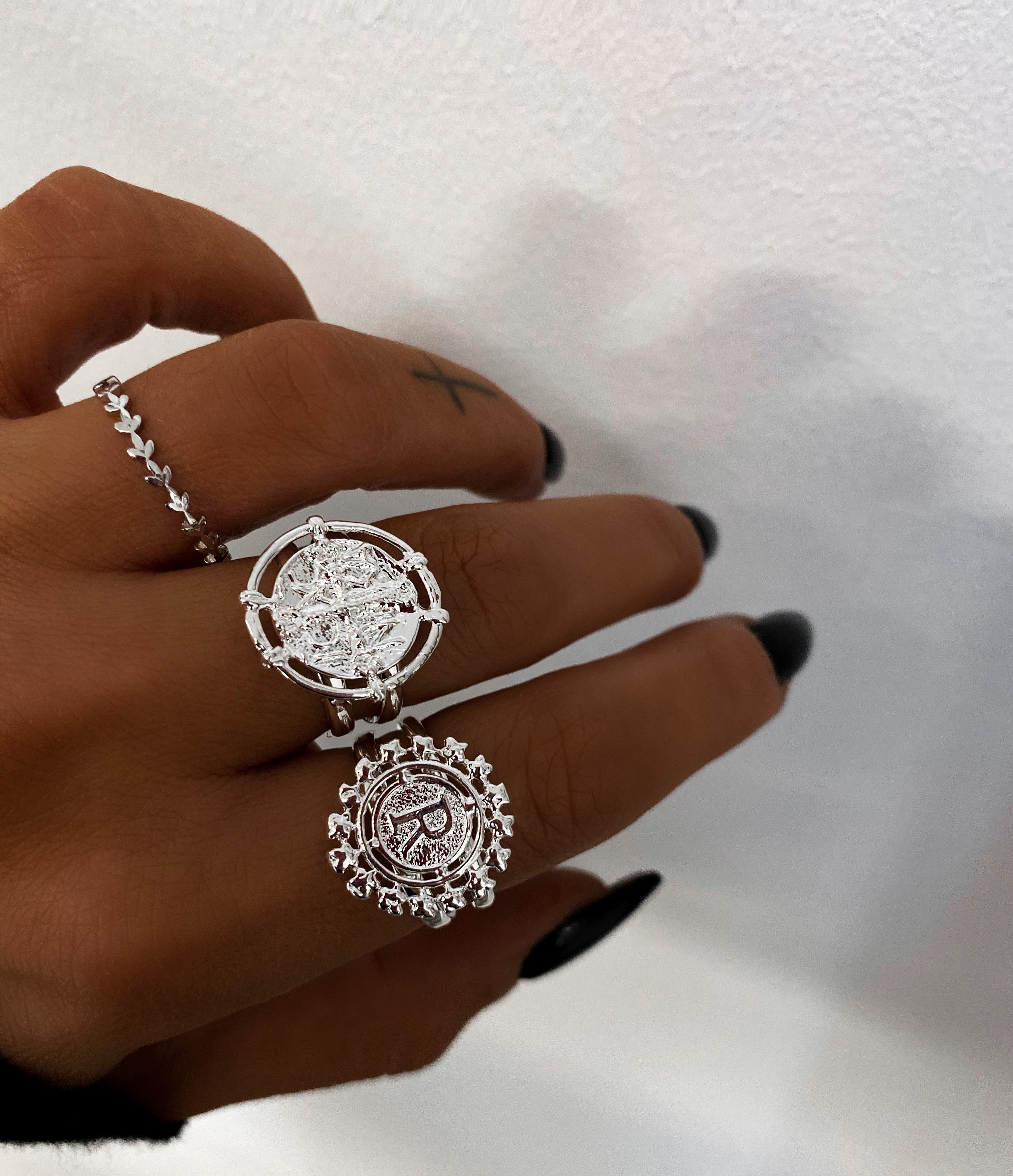 BAGUE "ARAMEE" ARGENT