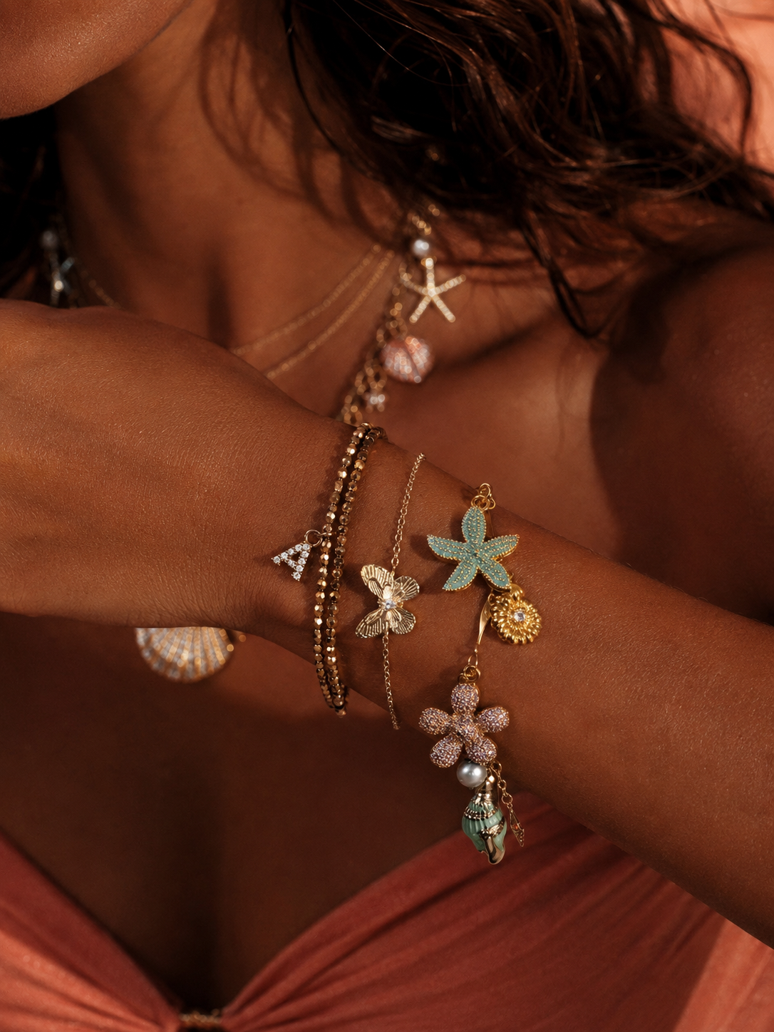BRACELET "PEACHY"