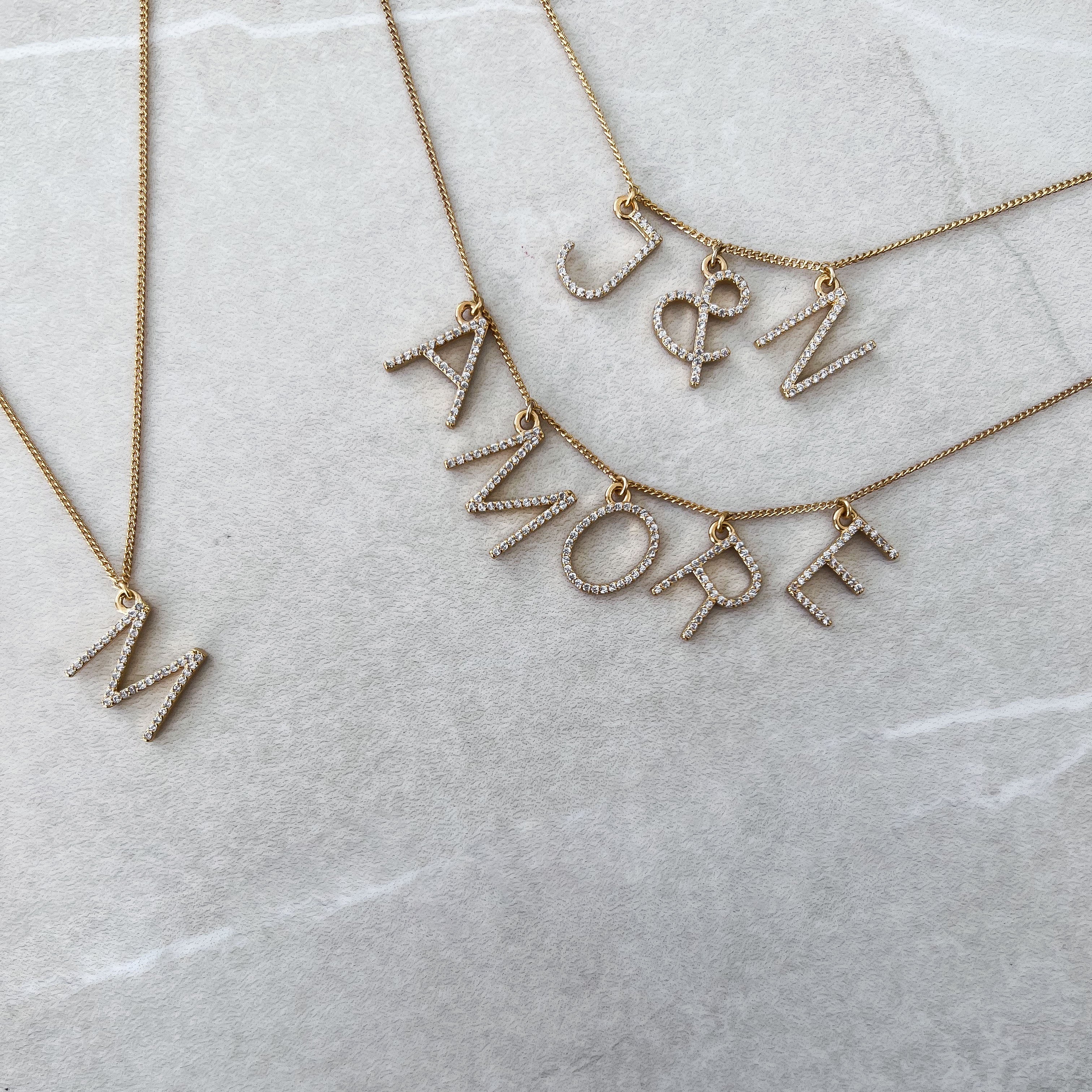 COLLIER "SYLLABE" PERSONNALISABLE