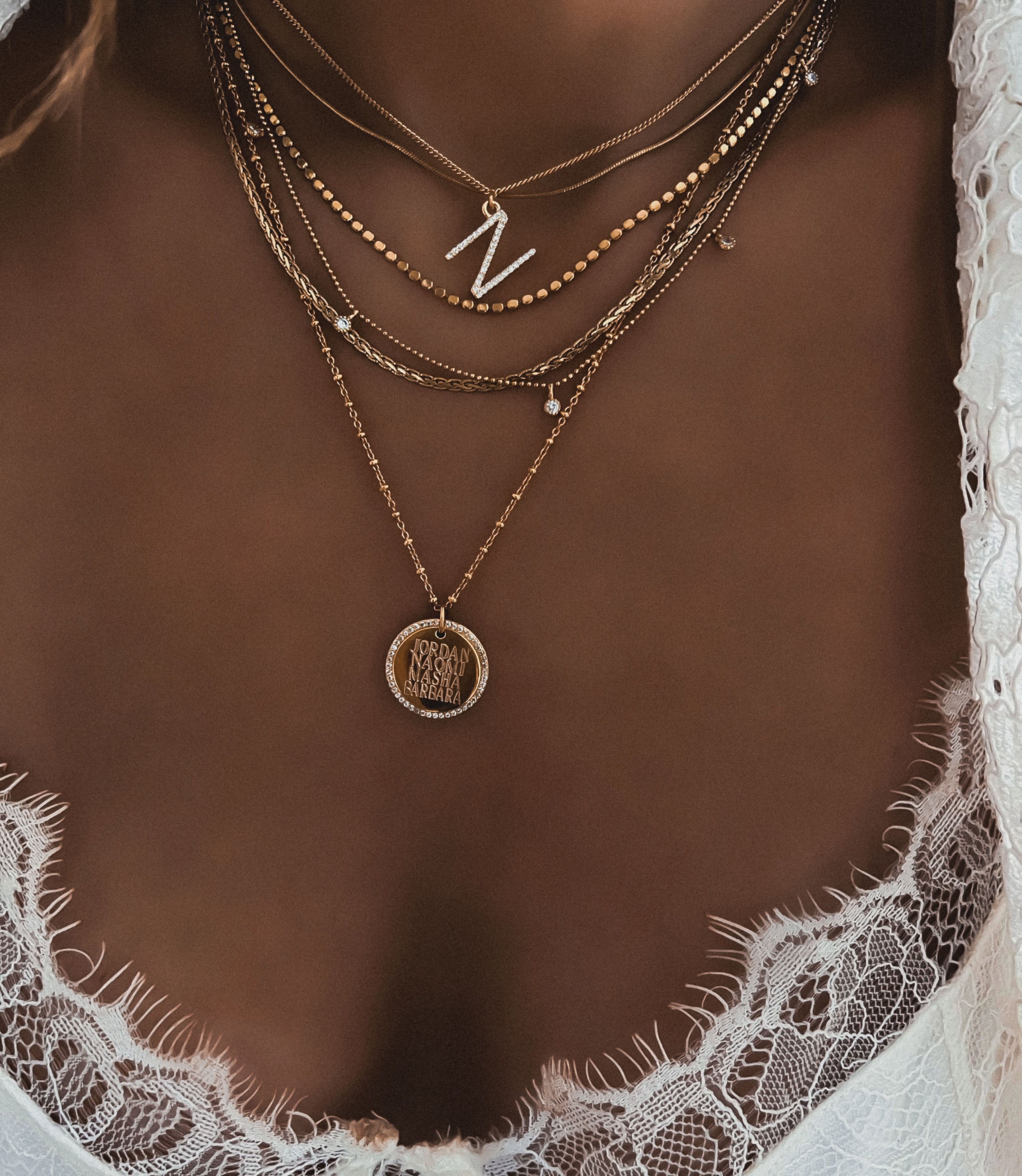 COLLIER "SYLLABE" PERSONNALISABLE