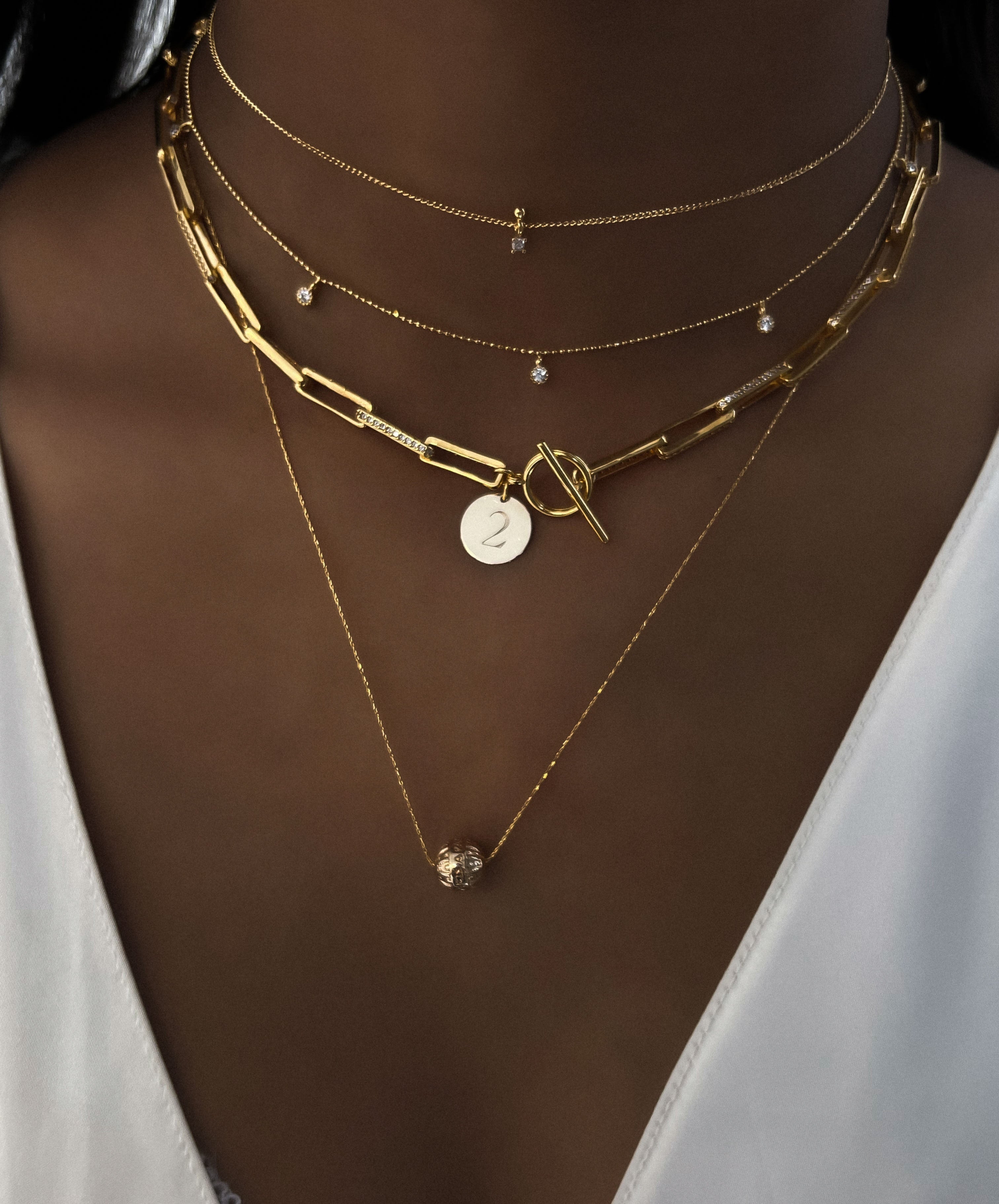 ENGRAVING "LOUISA" NECKLACE