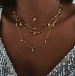 CUSTOMIZABLE "GOLD LETRA" NECKLACE