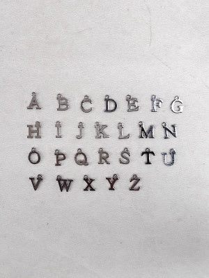 CUSTOMIZABLE "SILVER LETRA" NECKLACE