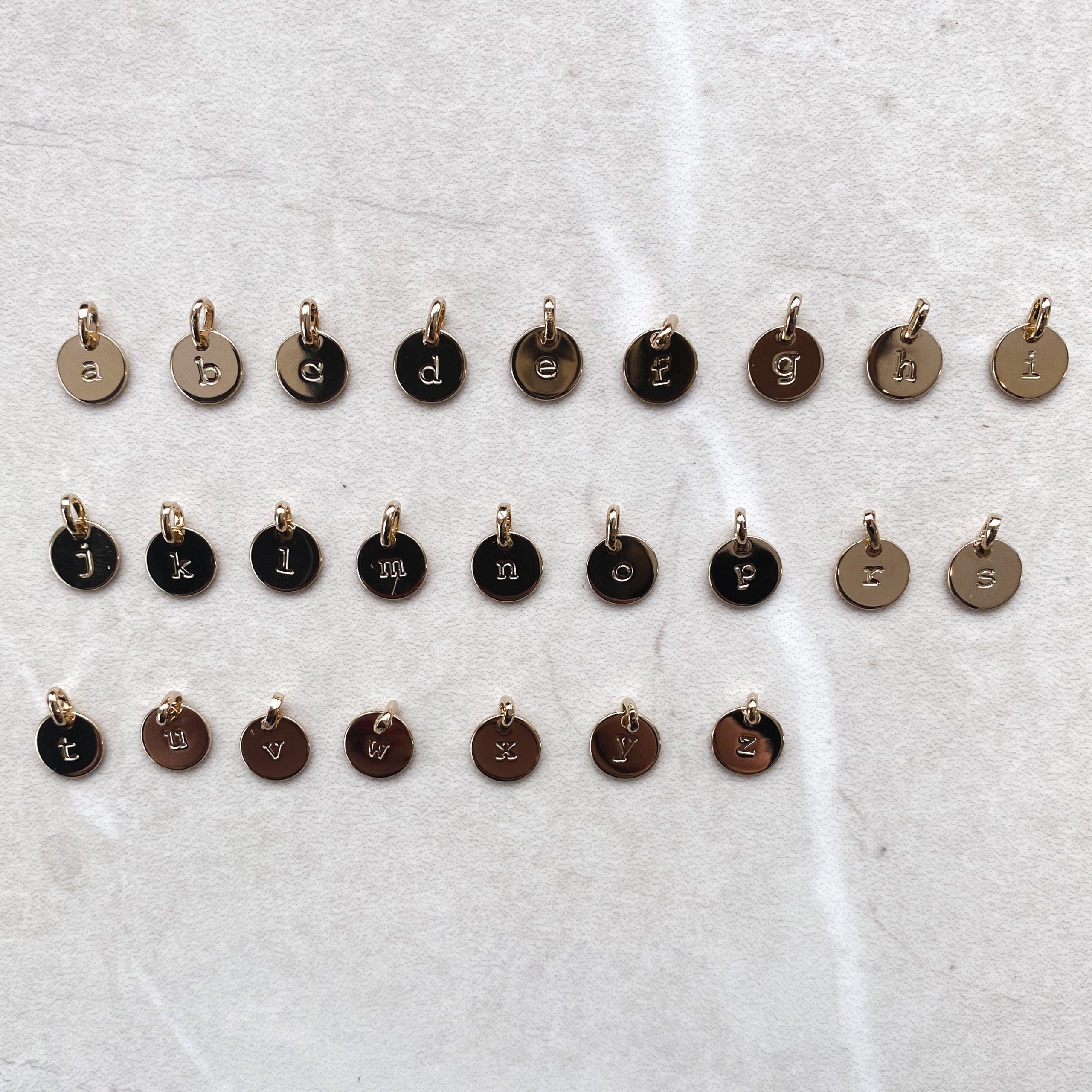 Collier "VOYELLE" OR personnalisable