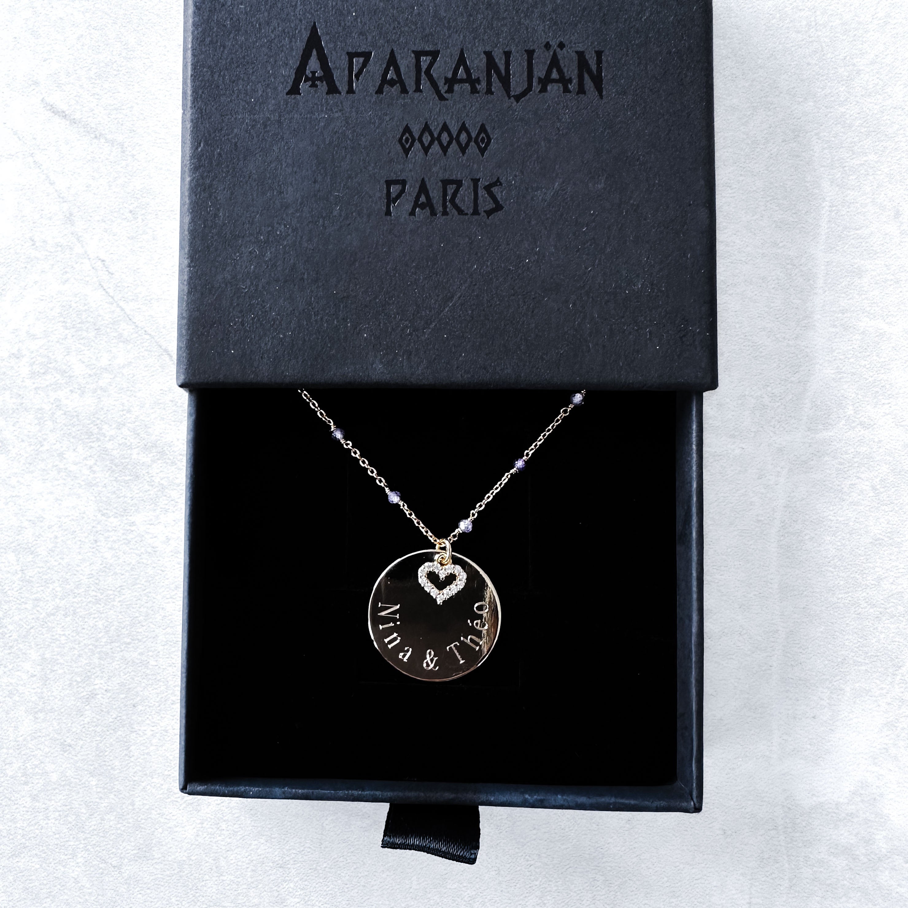 "MAYFAIR NECKLACE" ENGRAVING