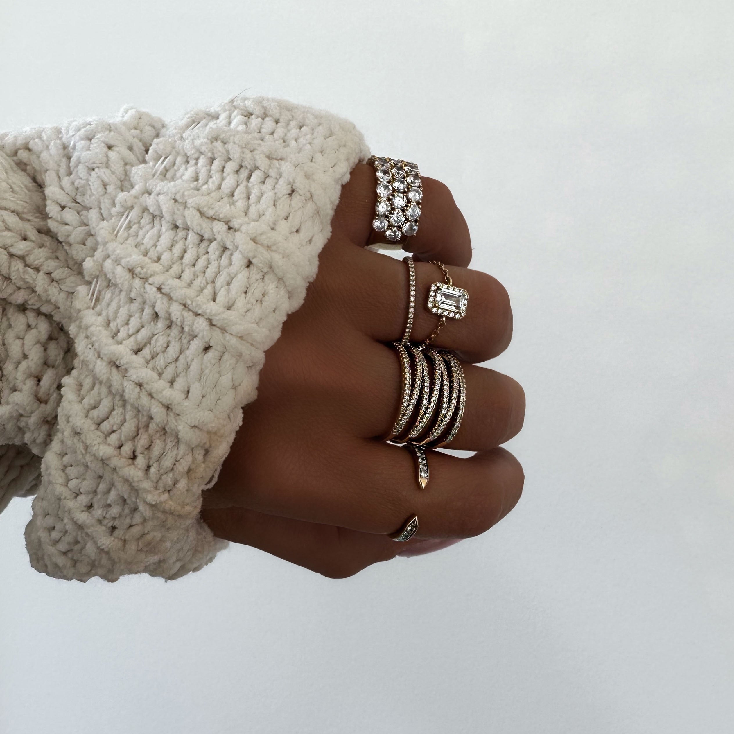 "KELLY CHAIN" RING