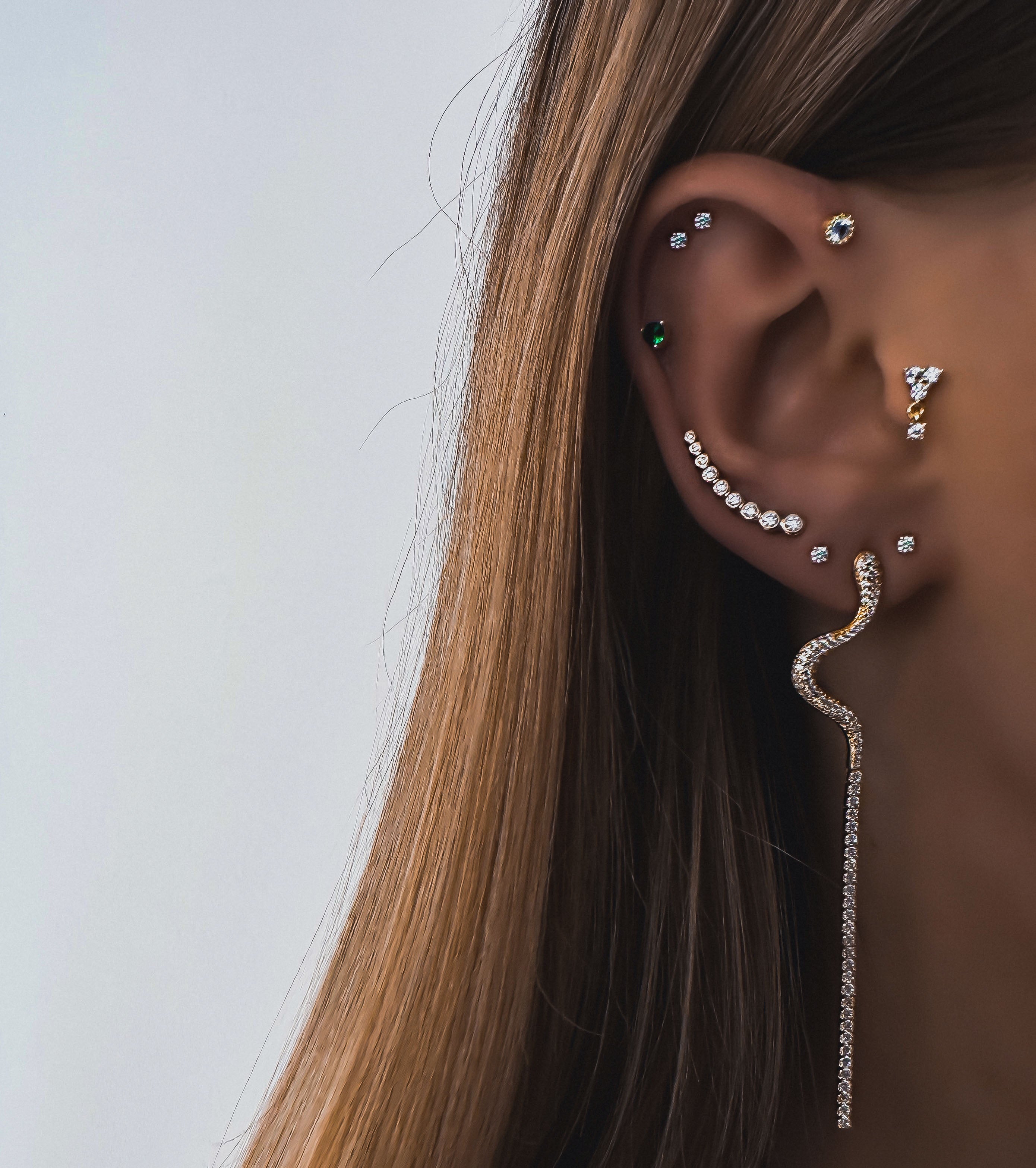 PIERCING "JUDI GREEN"