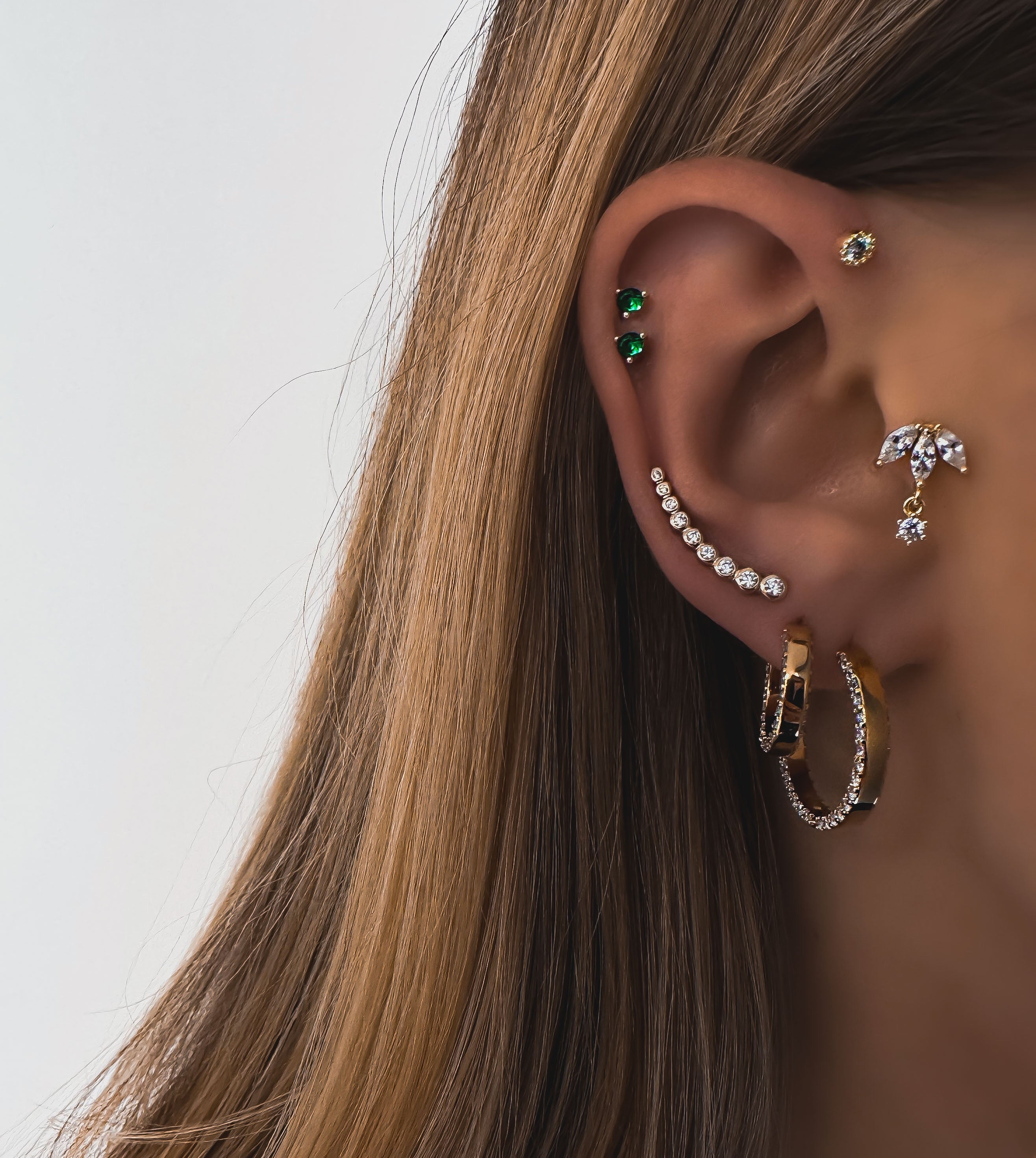 PIERCING "JUDI GREEN"