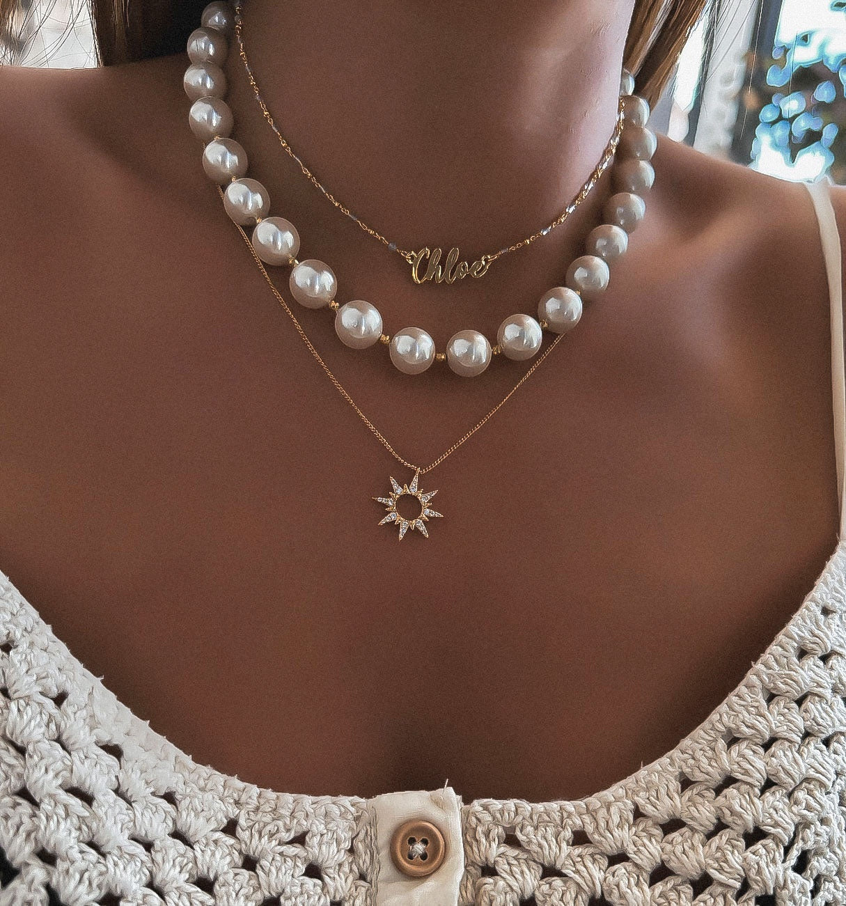 "PEARL XL" NECKLACE