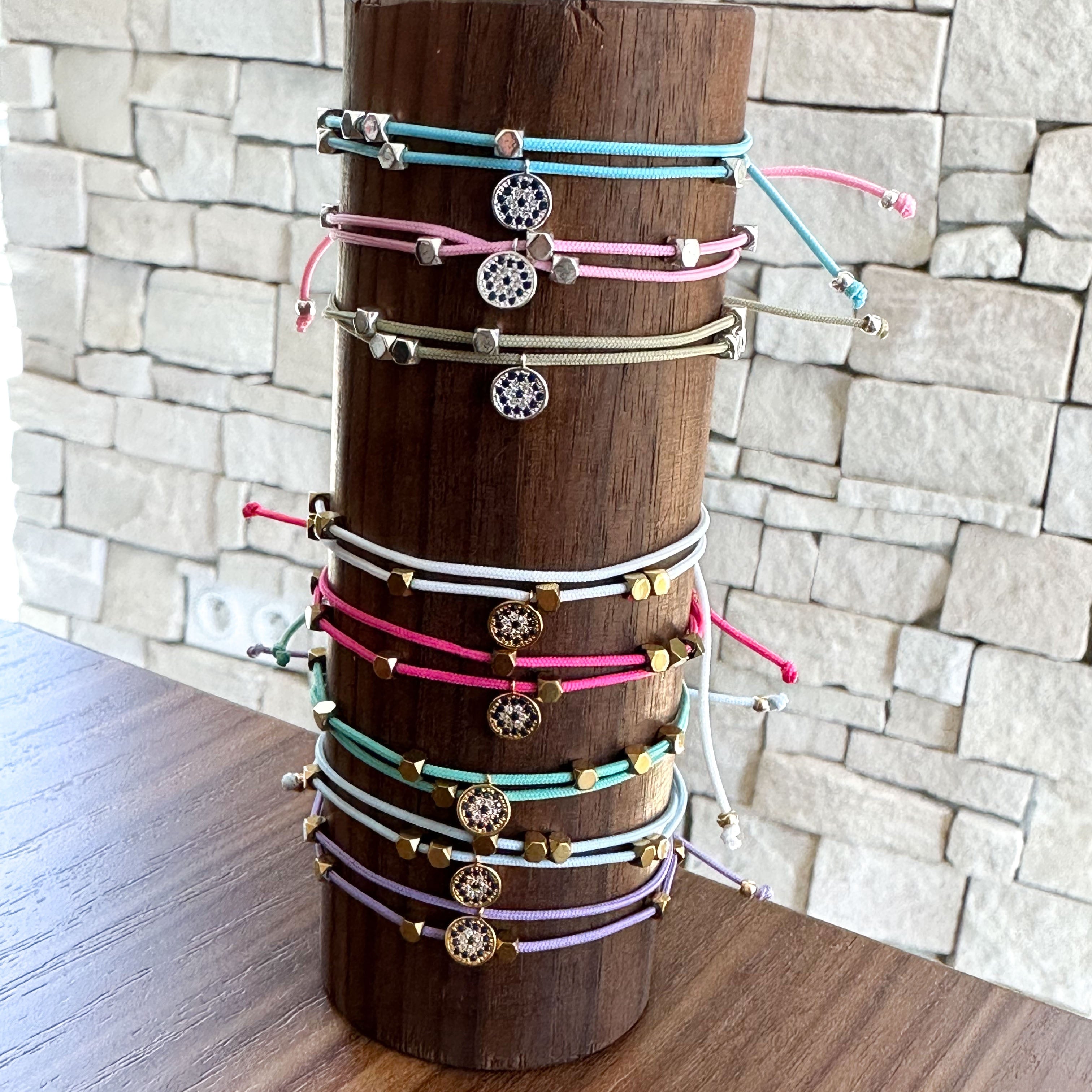 "OJO" DOUBLE CORD BRACELET