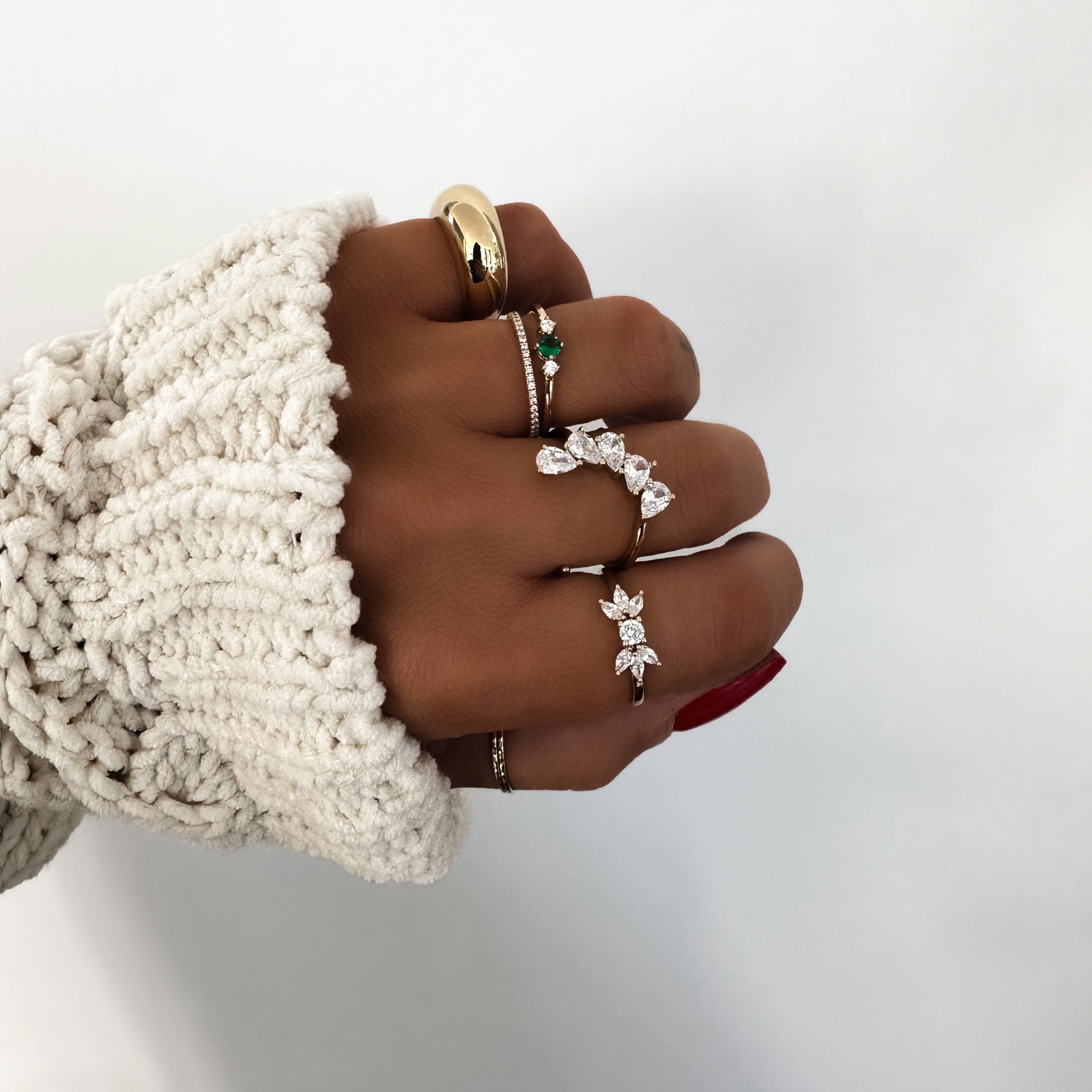 BAGUE "CHICAGO GREEN"