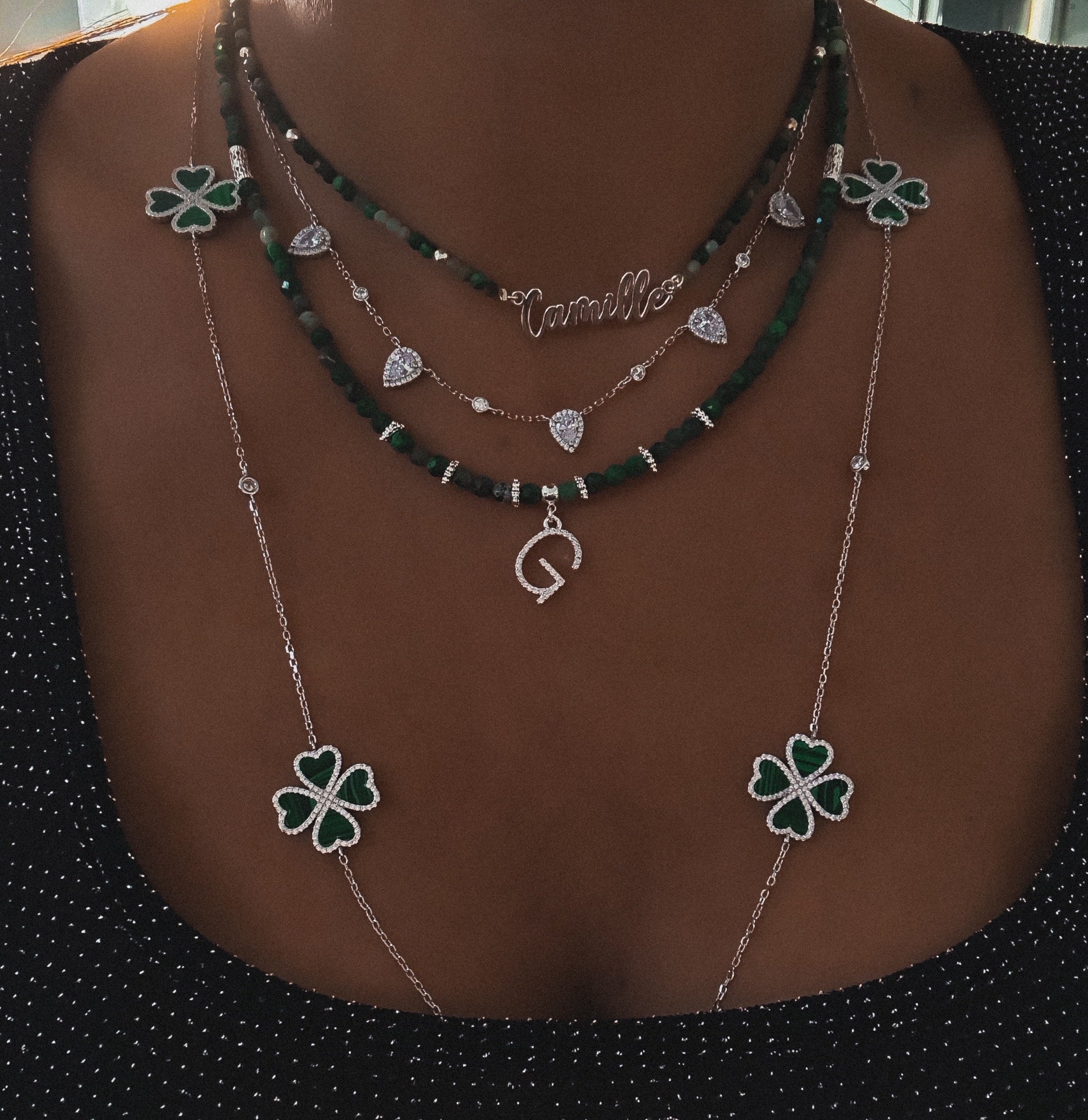 CUSTOMIZABLE "ATLAS SILVER" NECKLACE