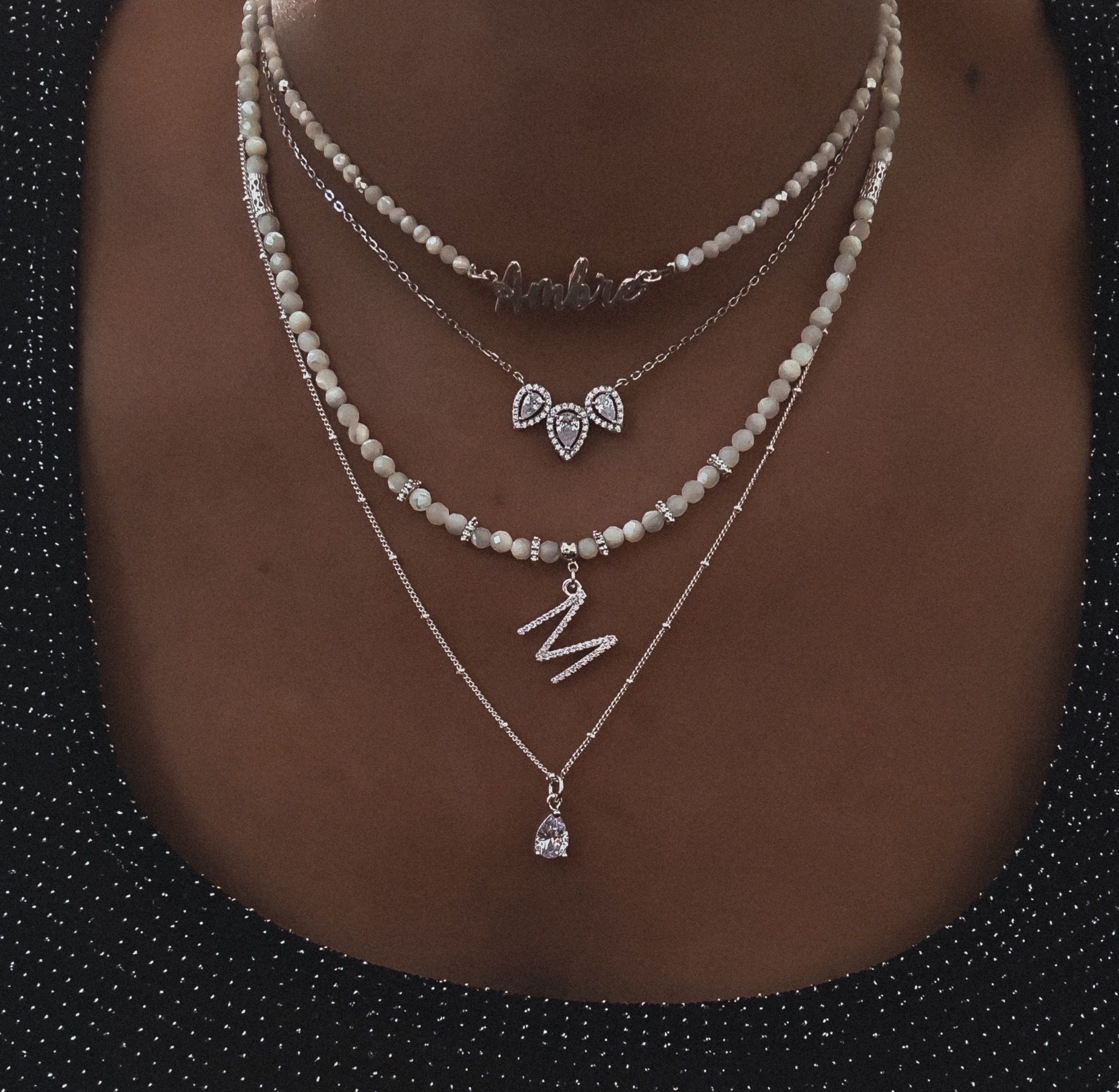 CUSTOMIZABLE "ATLAS SILVER" NECKLACE