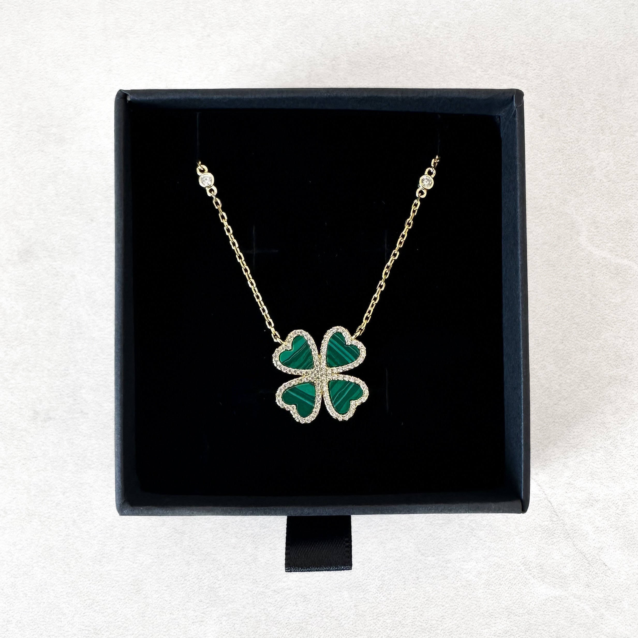 COLLIER "SUCCESS MALACHITE"