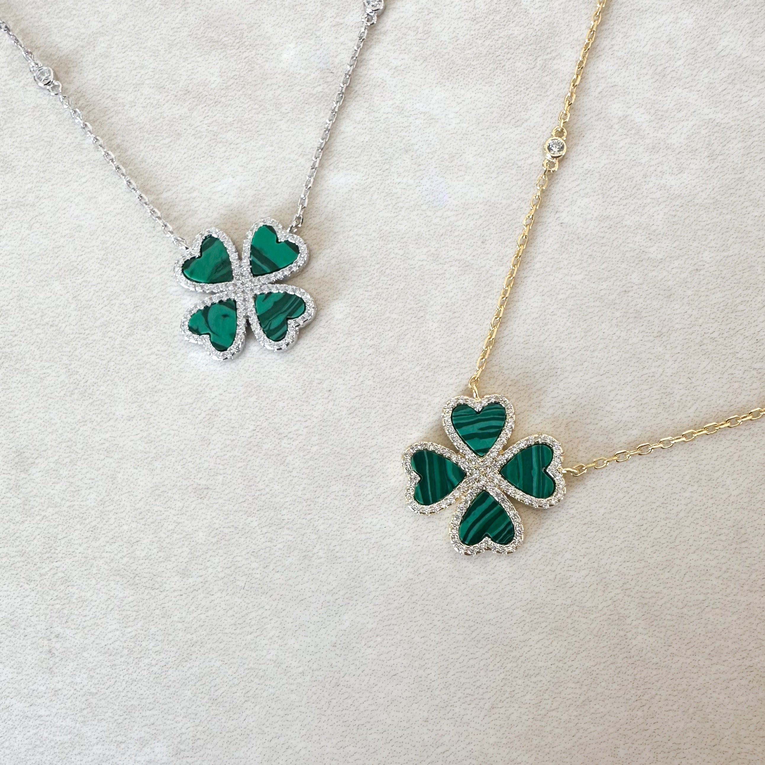 COLLIER "SUCCESS MALACHITE"