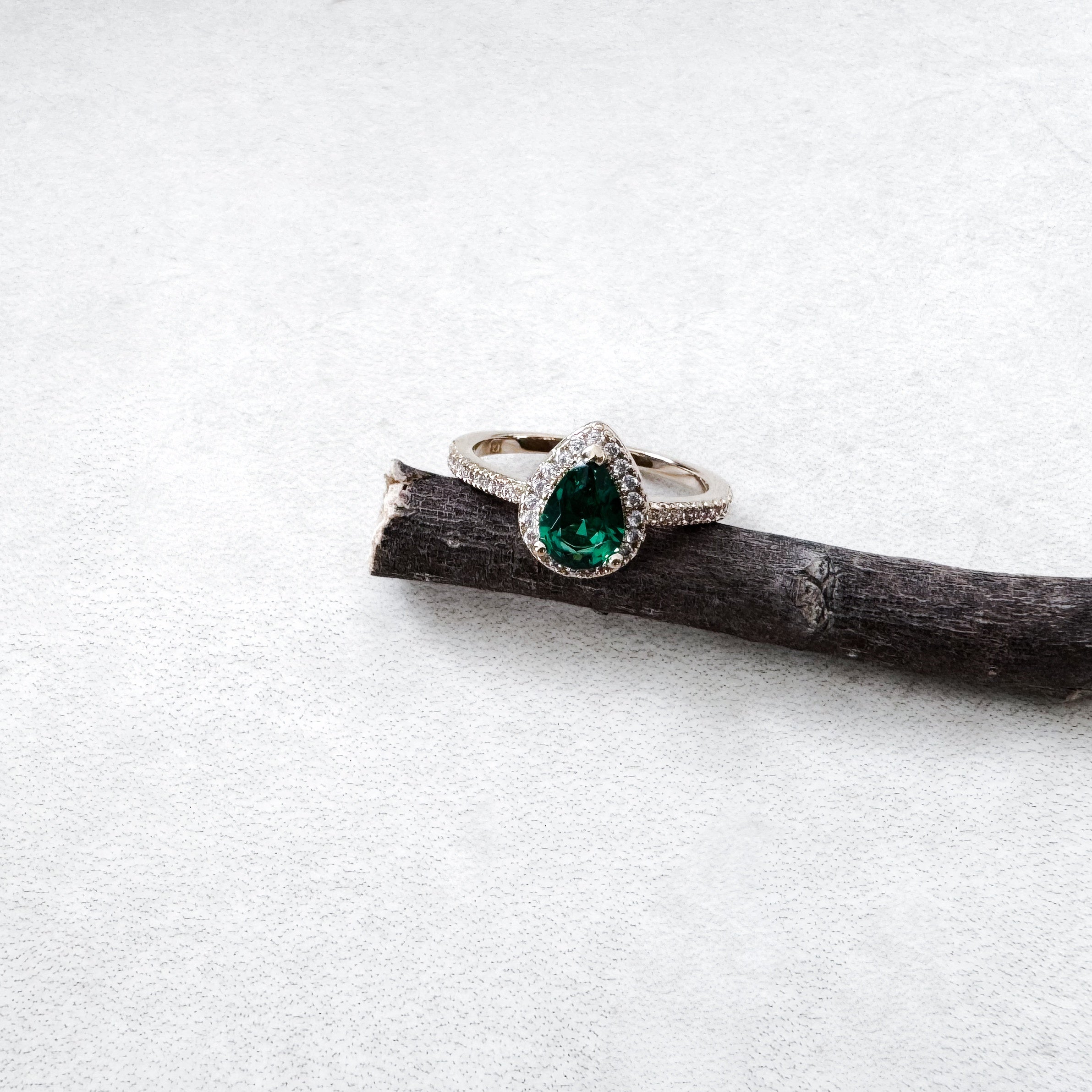 BAGUE "RAJA GREEN"