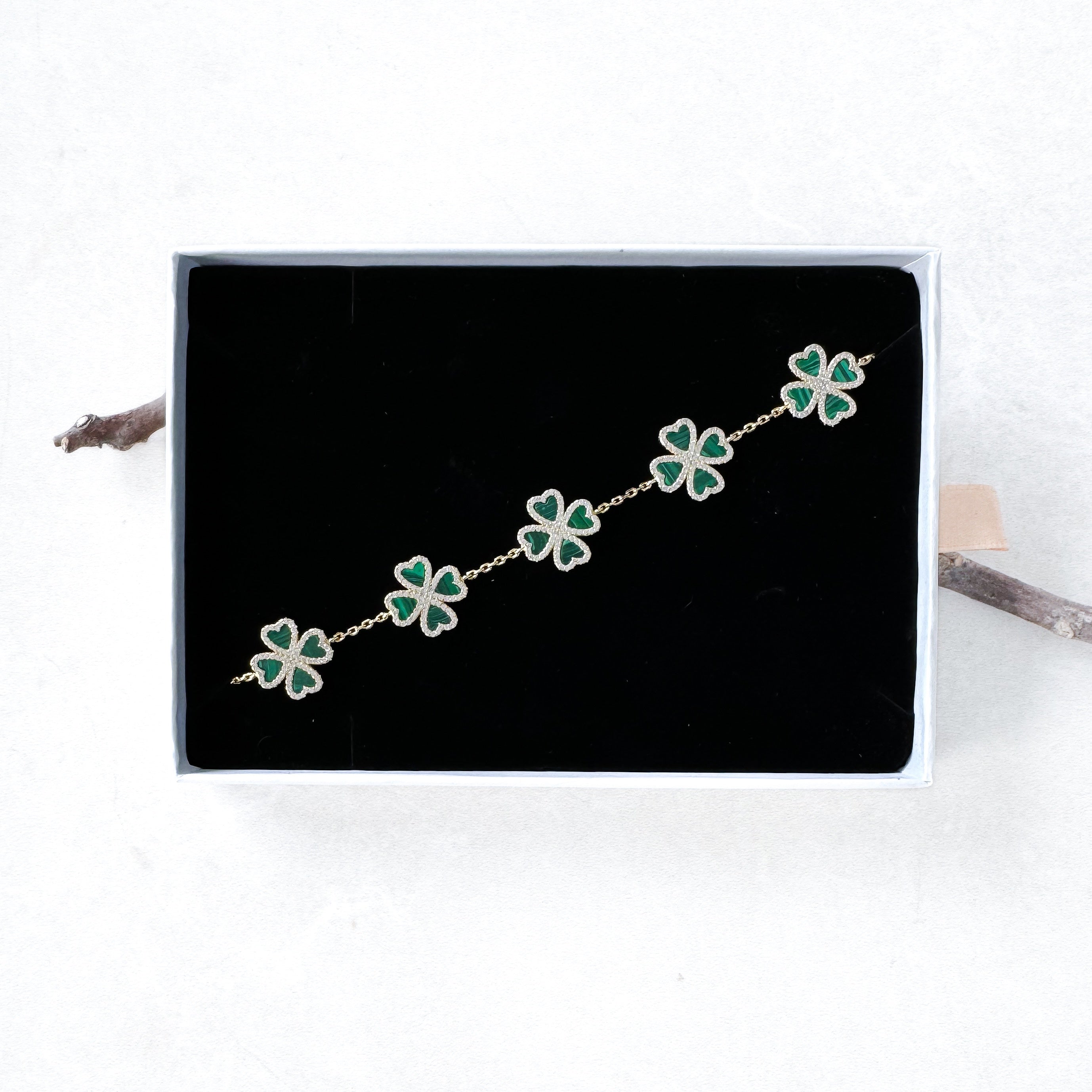 “SUCCESS 5 MALACHITE” BRACELET