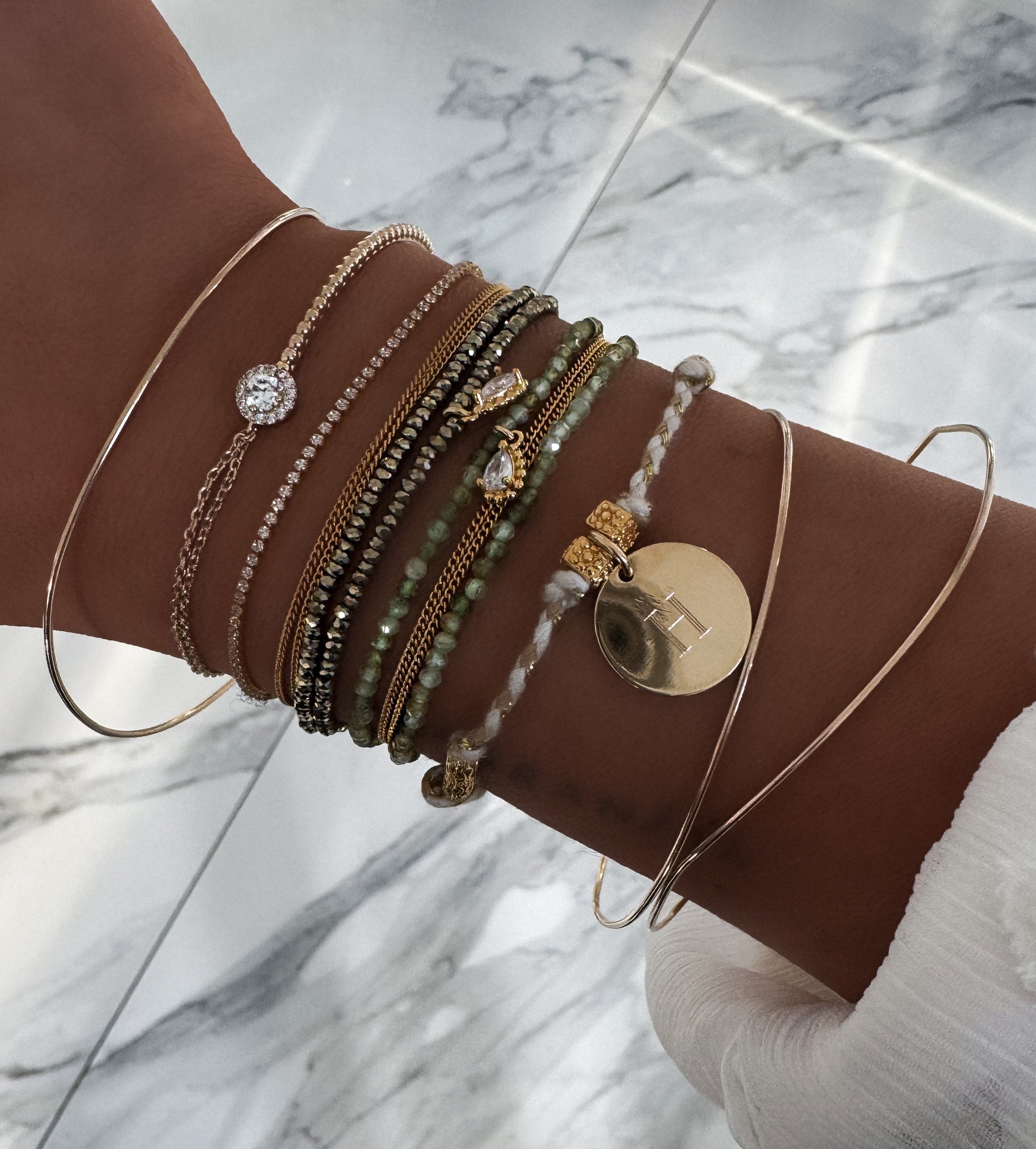 BRACELET "DEMI-JONC SOPRA"