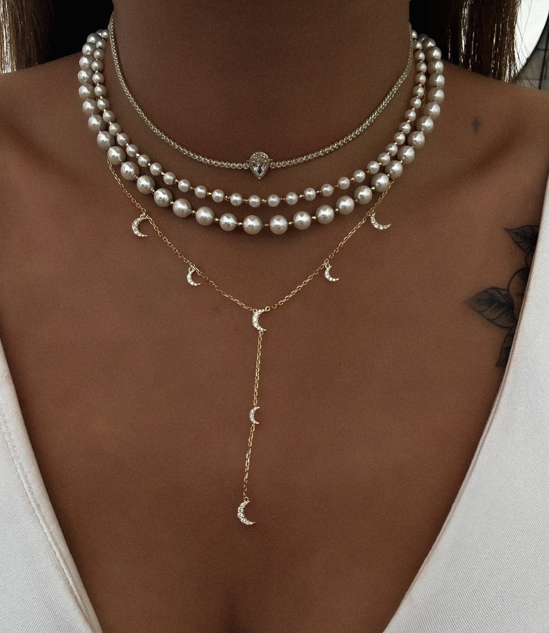 COLLIER "PEARL M"