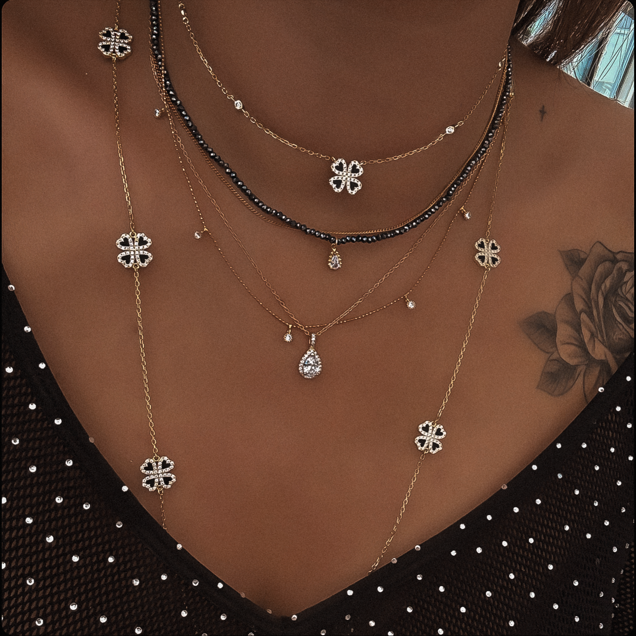 "RAIN" NECKLACE
