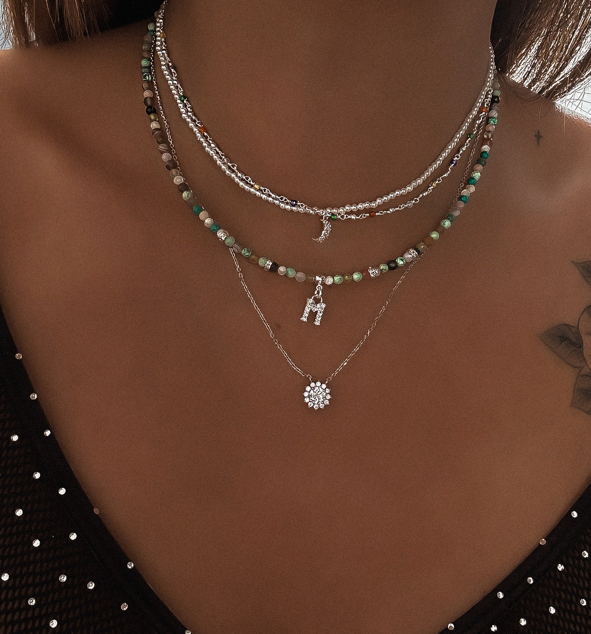 COLLIER "MOOD PEARL" PERSONNALISABLE