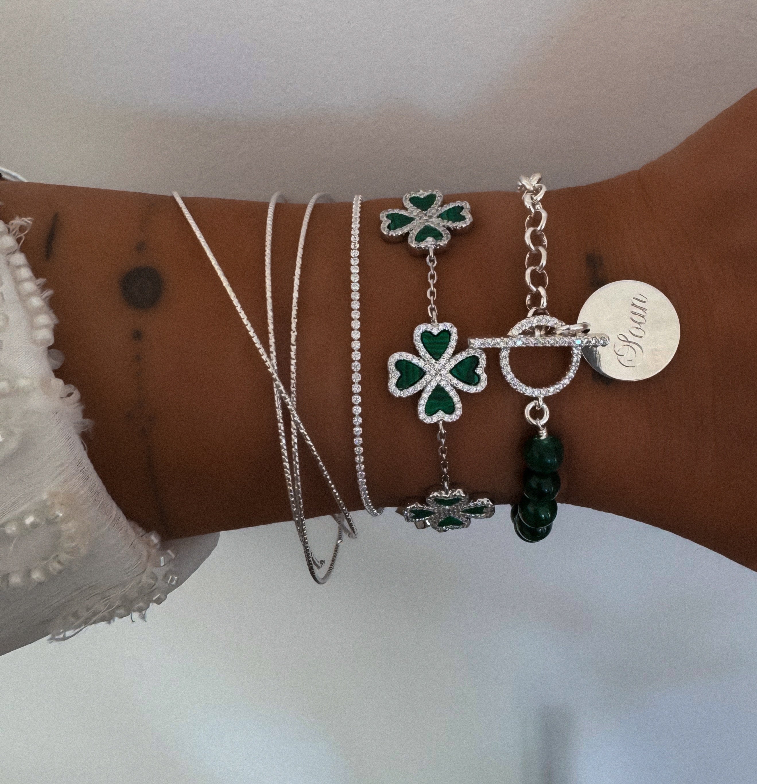 “SUCCESS 5 MALACHITE” BRACELET