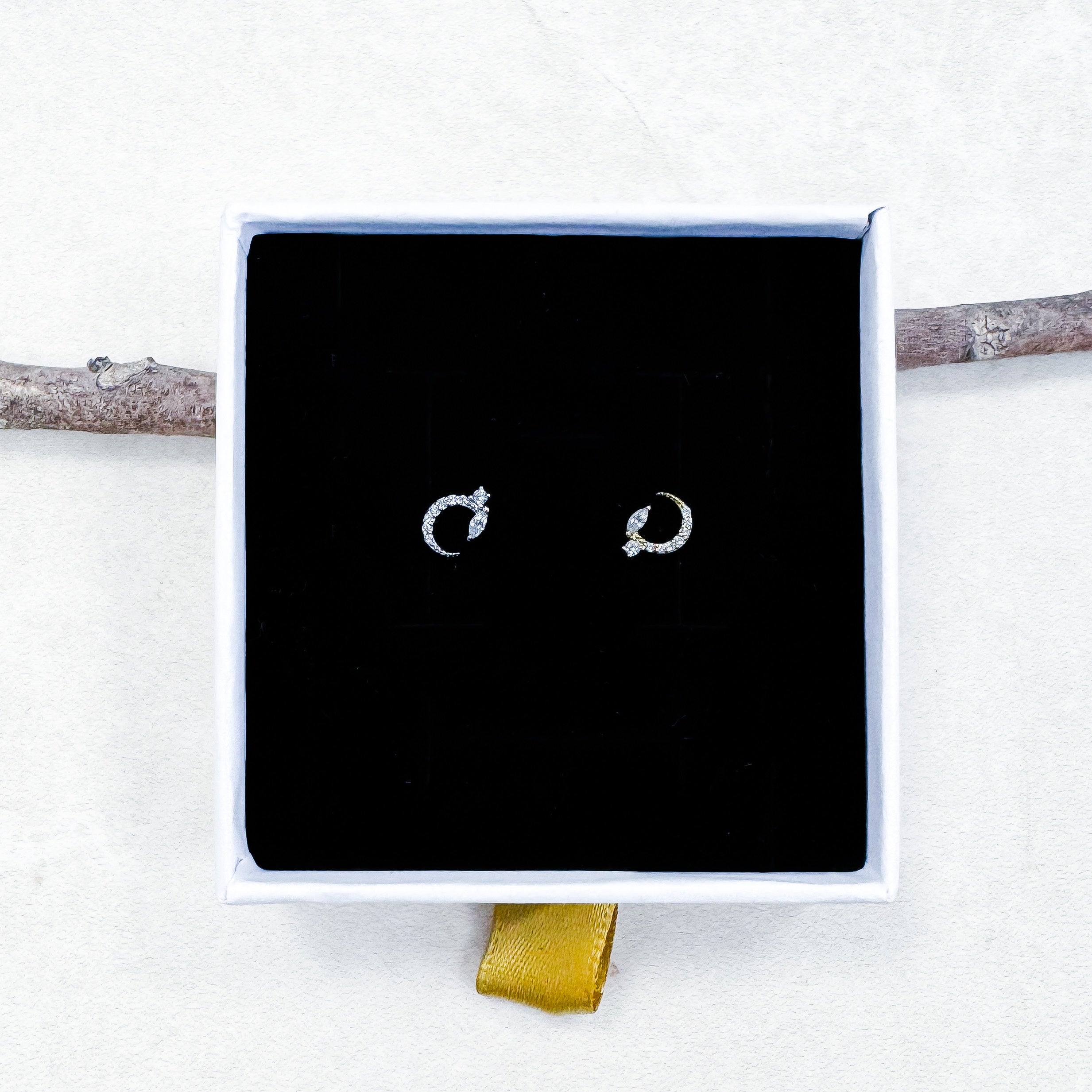 BOUCLE "LUNA DENTELLE PUCE"