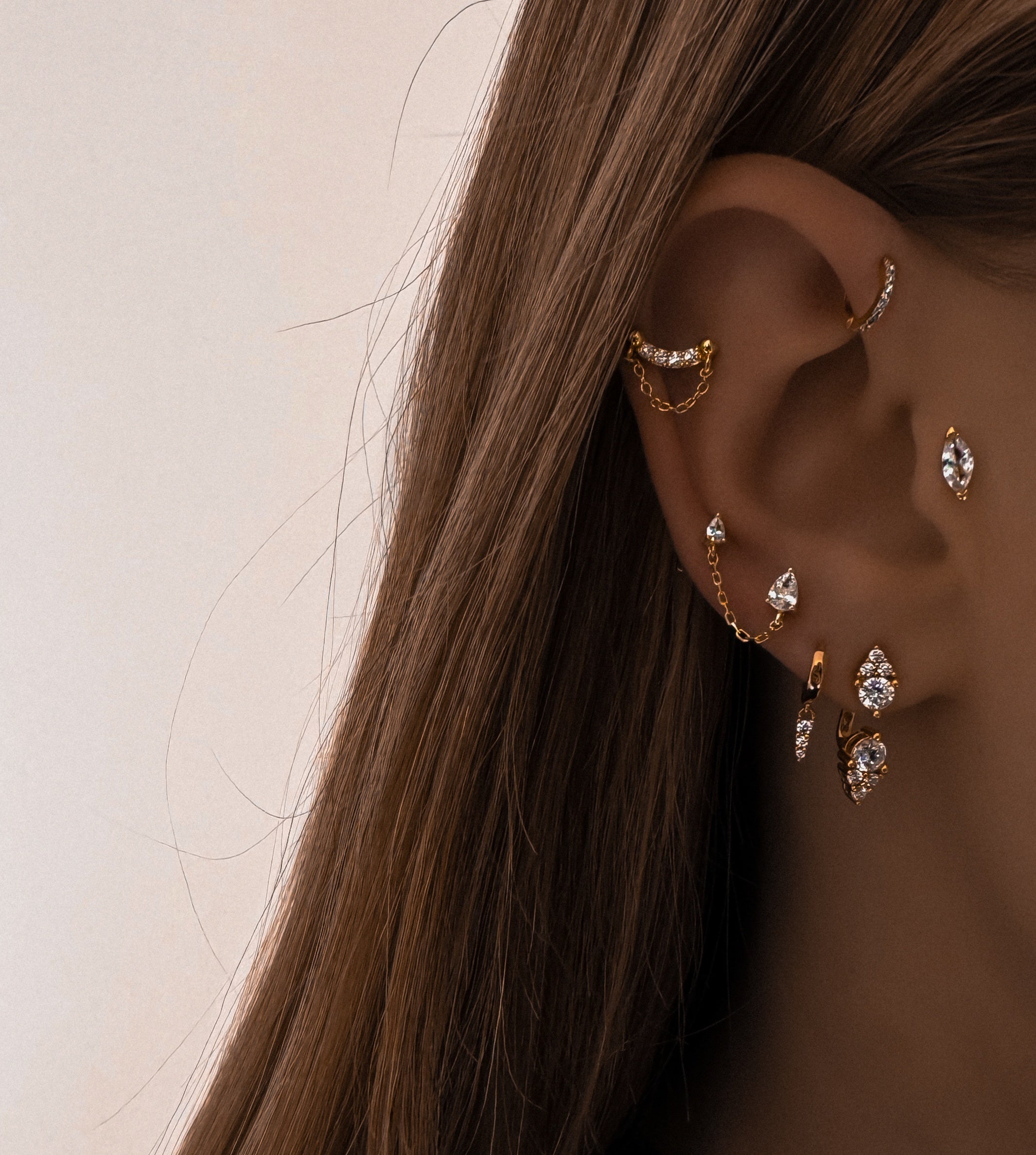 "GEETA DOUBLE" EARRING