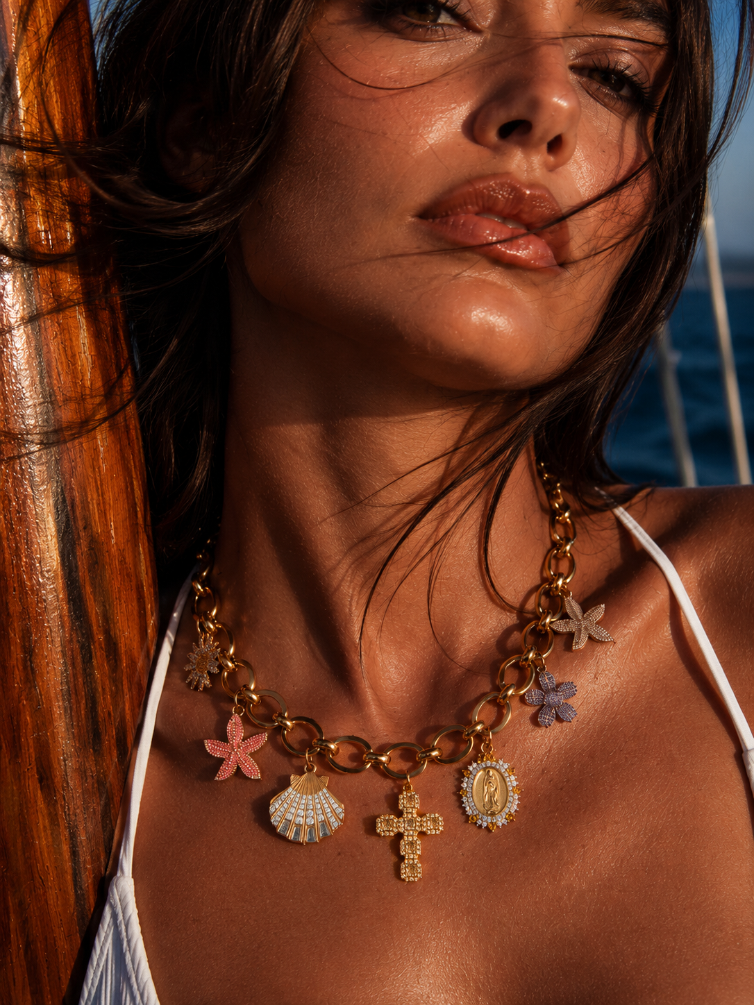 COLLIER "ICON PERSONNALISABLE" GOLD