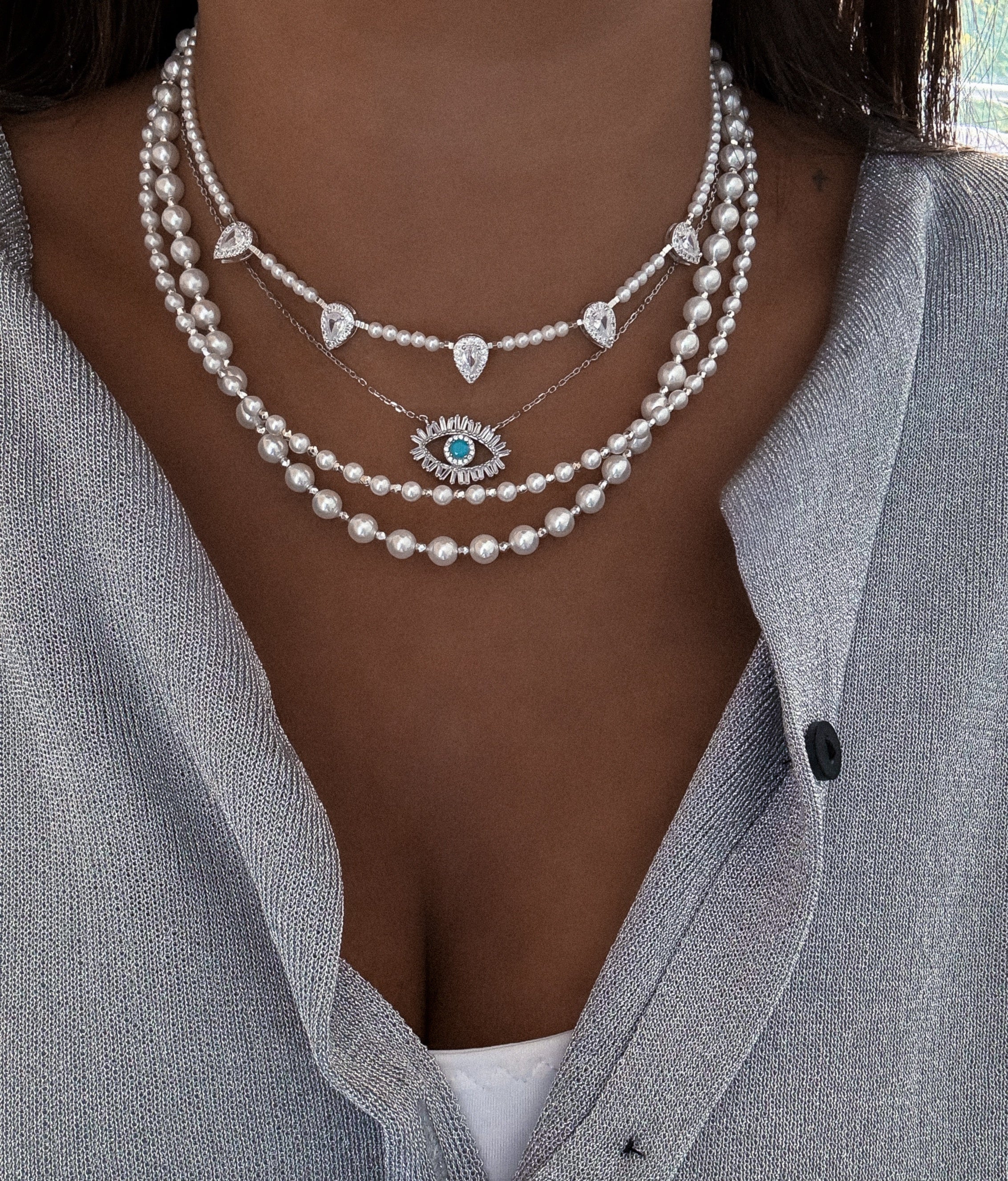 COLLIER "PEARL M"