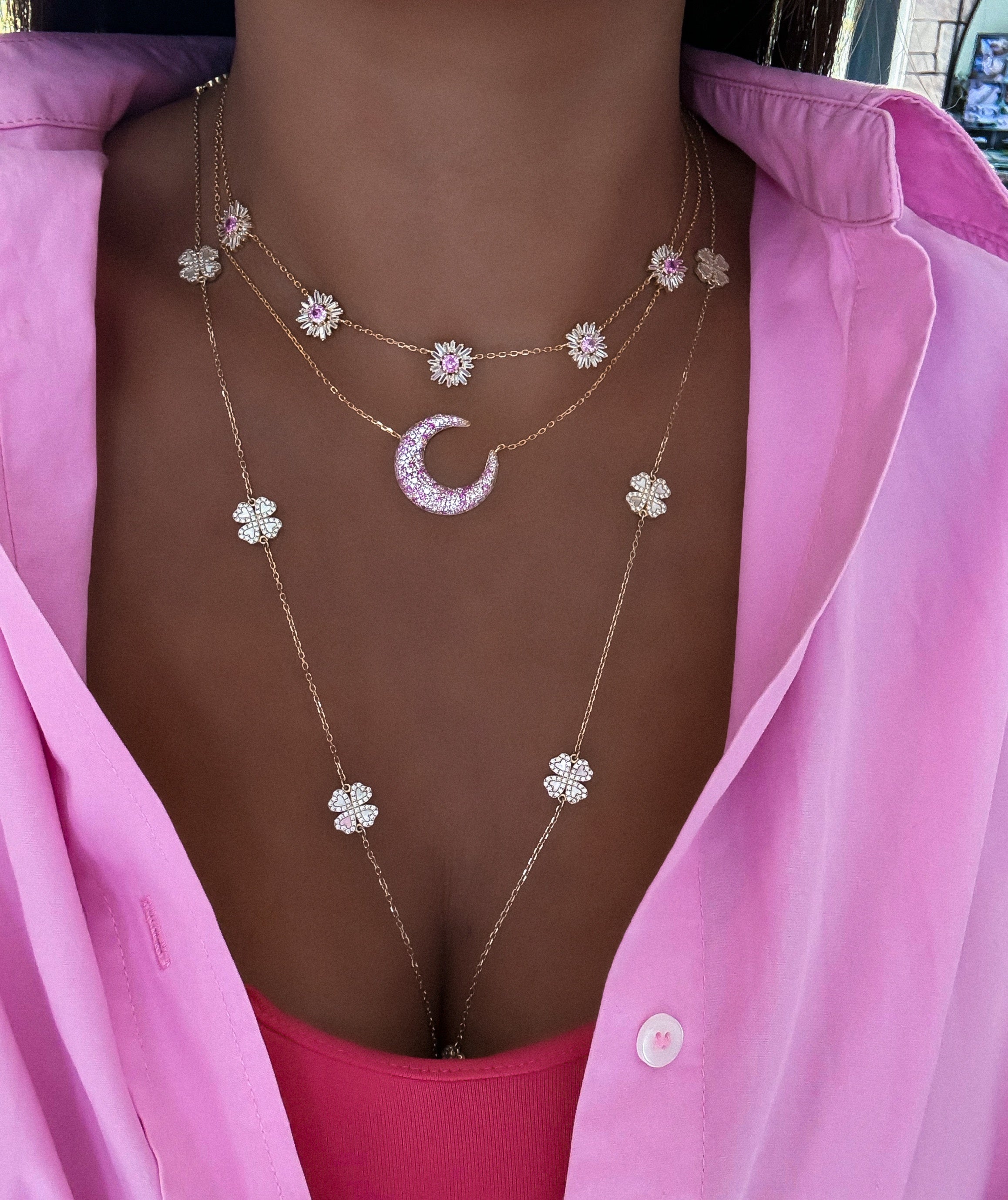 "MINI SUCCESS LONG" NECKLACE