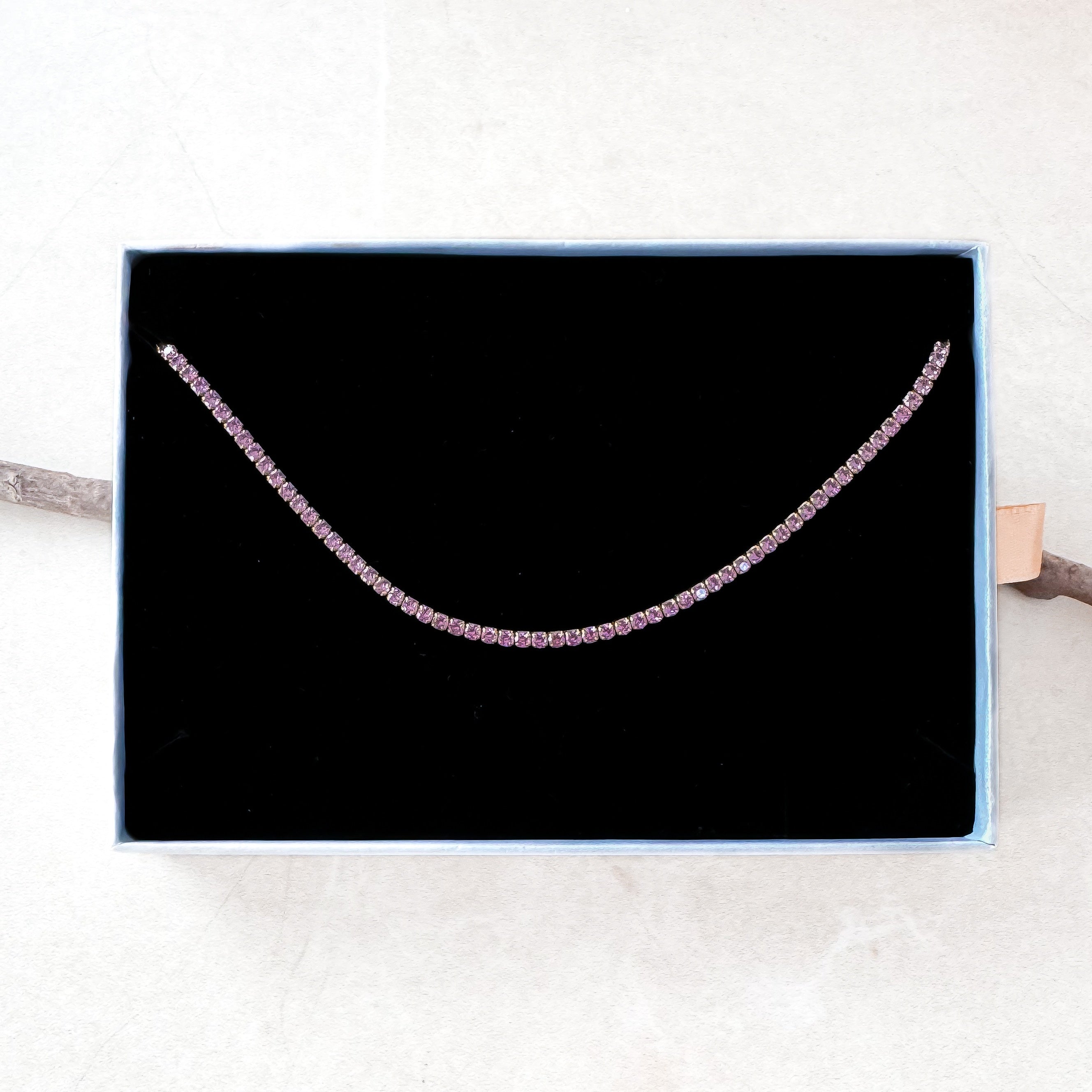 COLLIER "RIVIERA ROSE"