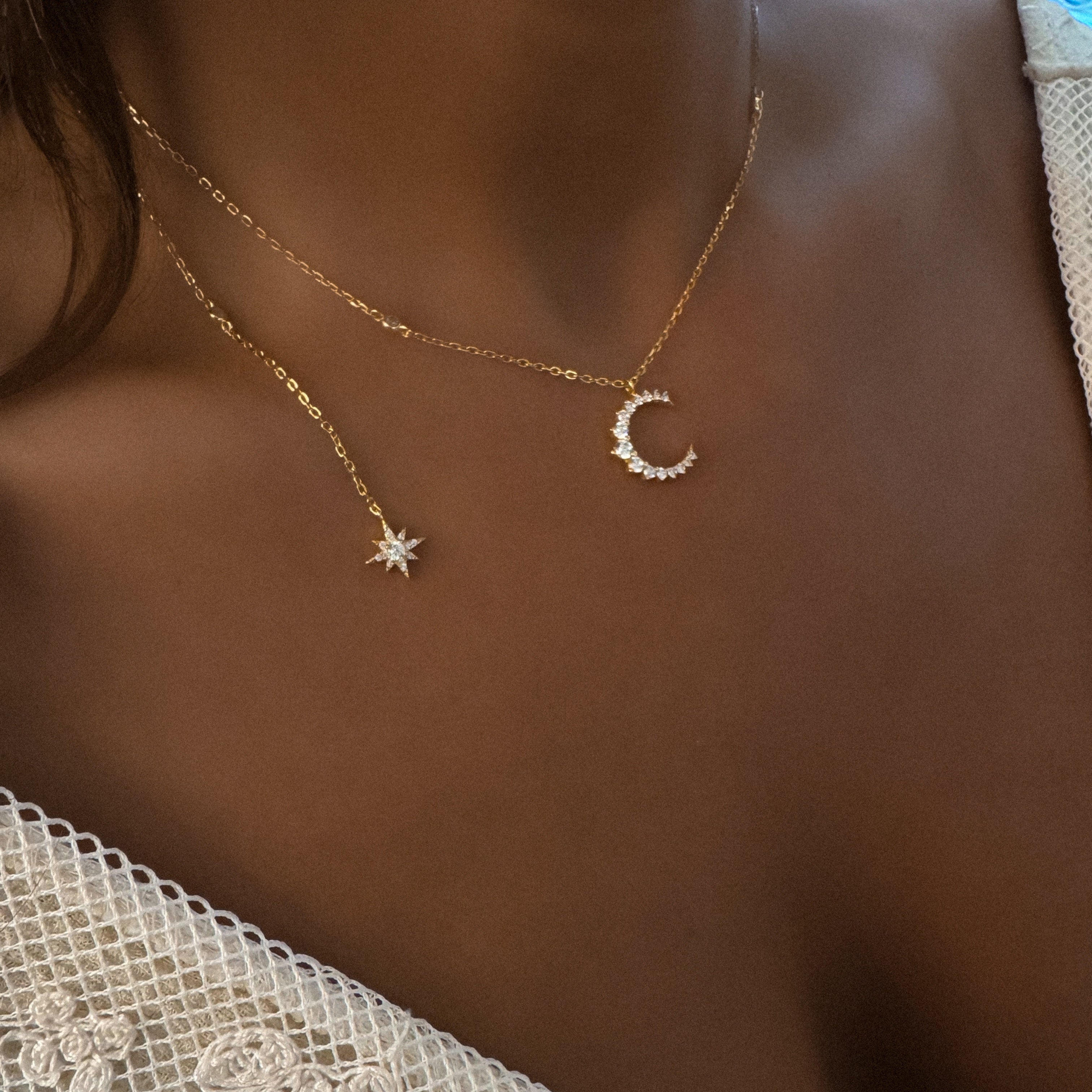 CHOKER "LUNA RIVIERA STAR"