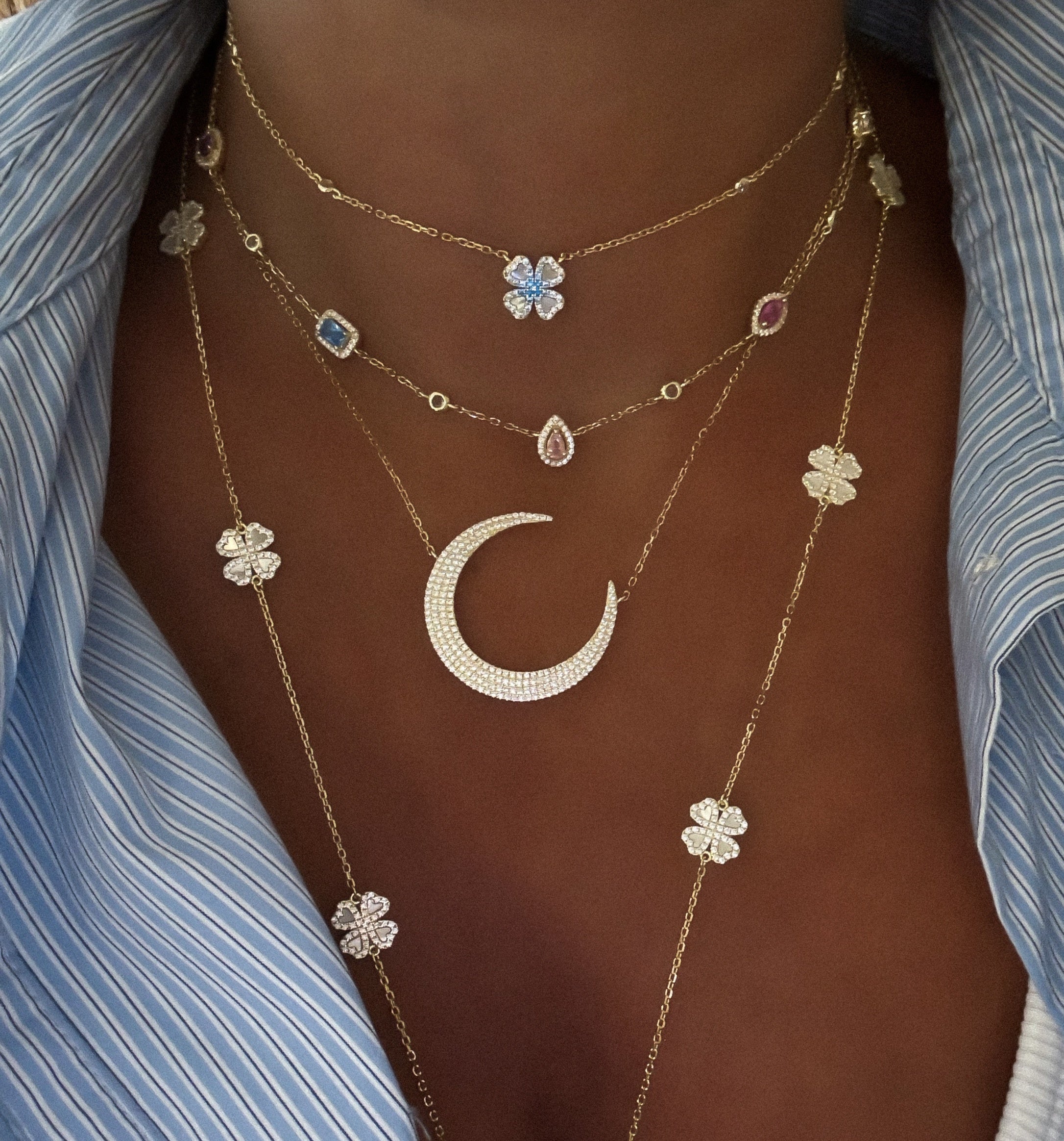 CHOKER "TRESOR MULTI"