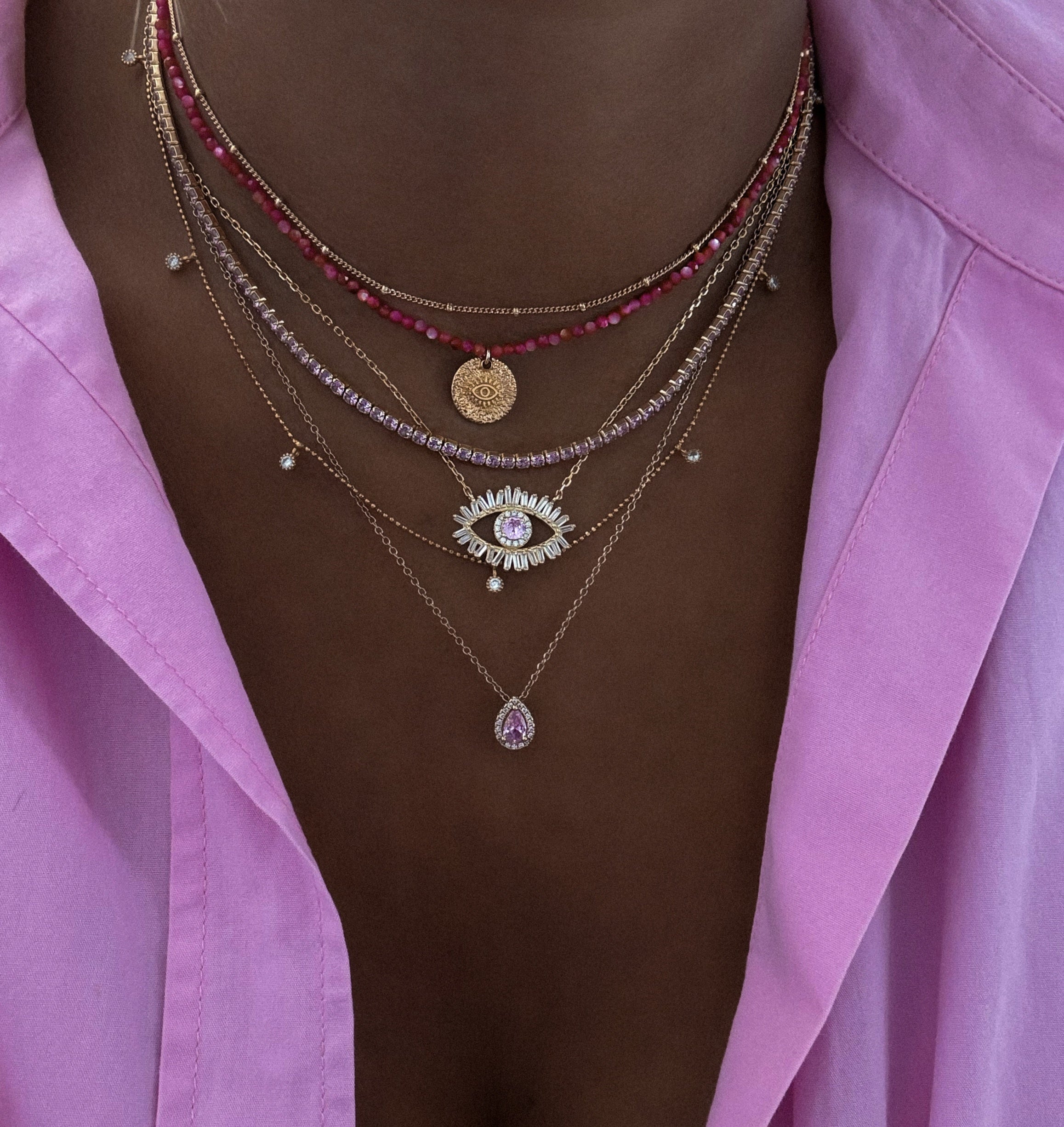 "IRIS COLOR" NECKLACE