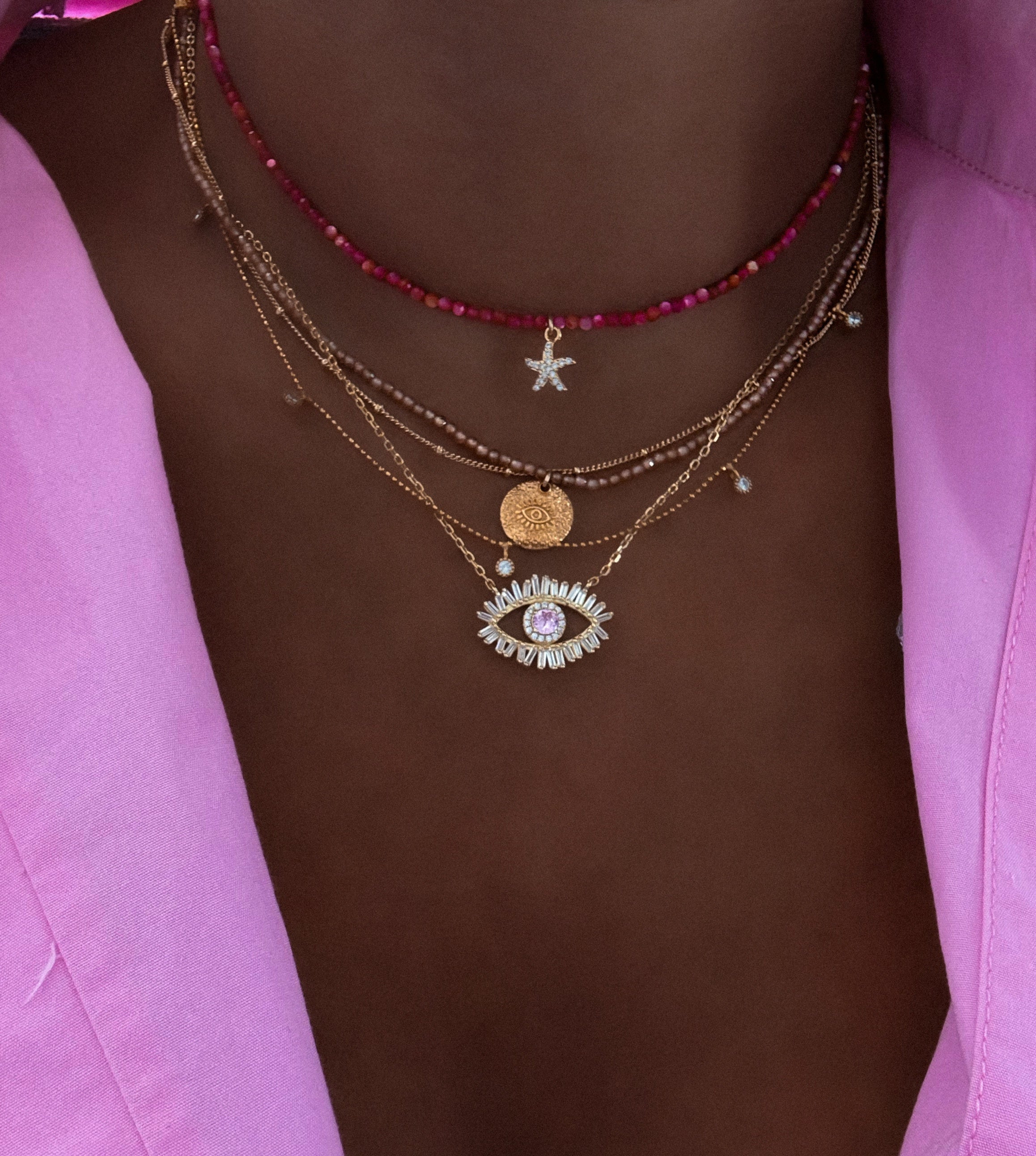 "IRIS COLOR" NECKLACE