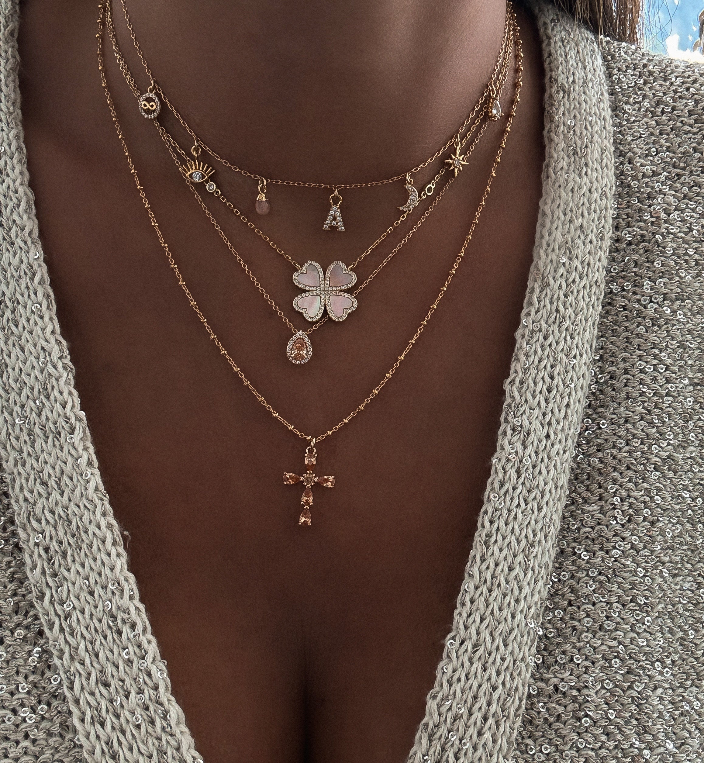 "RAIN" NECKLACE