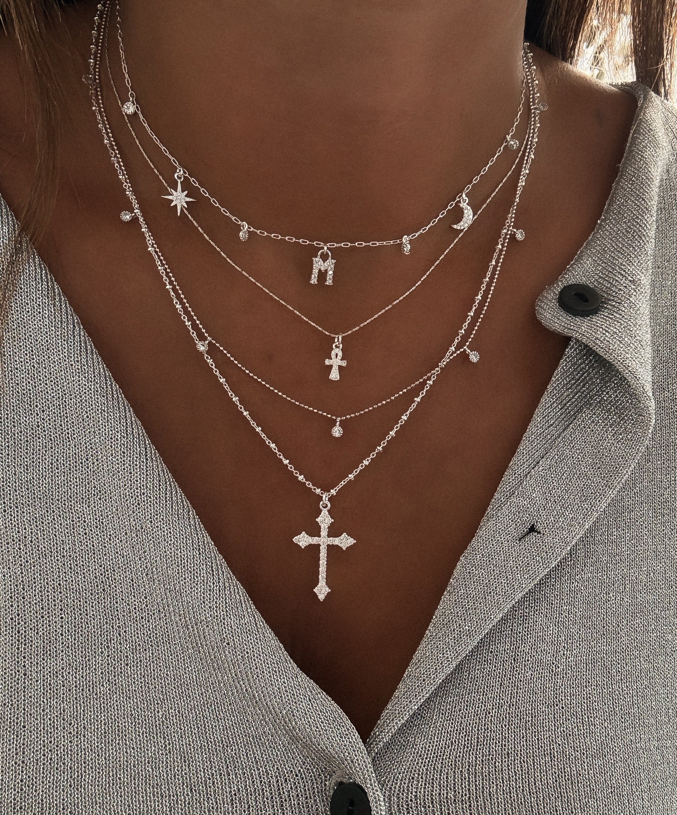 COLLIER "MOOD" ARGENT PERSONNALISABLE