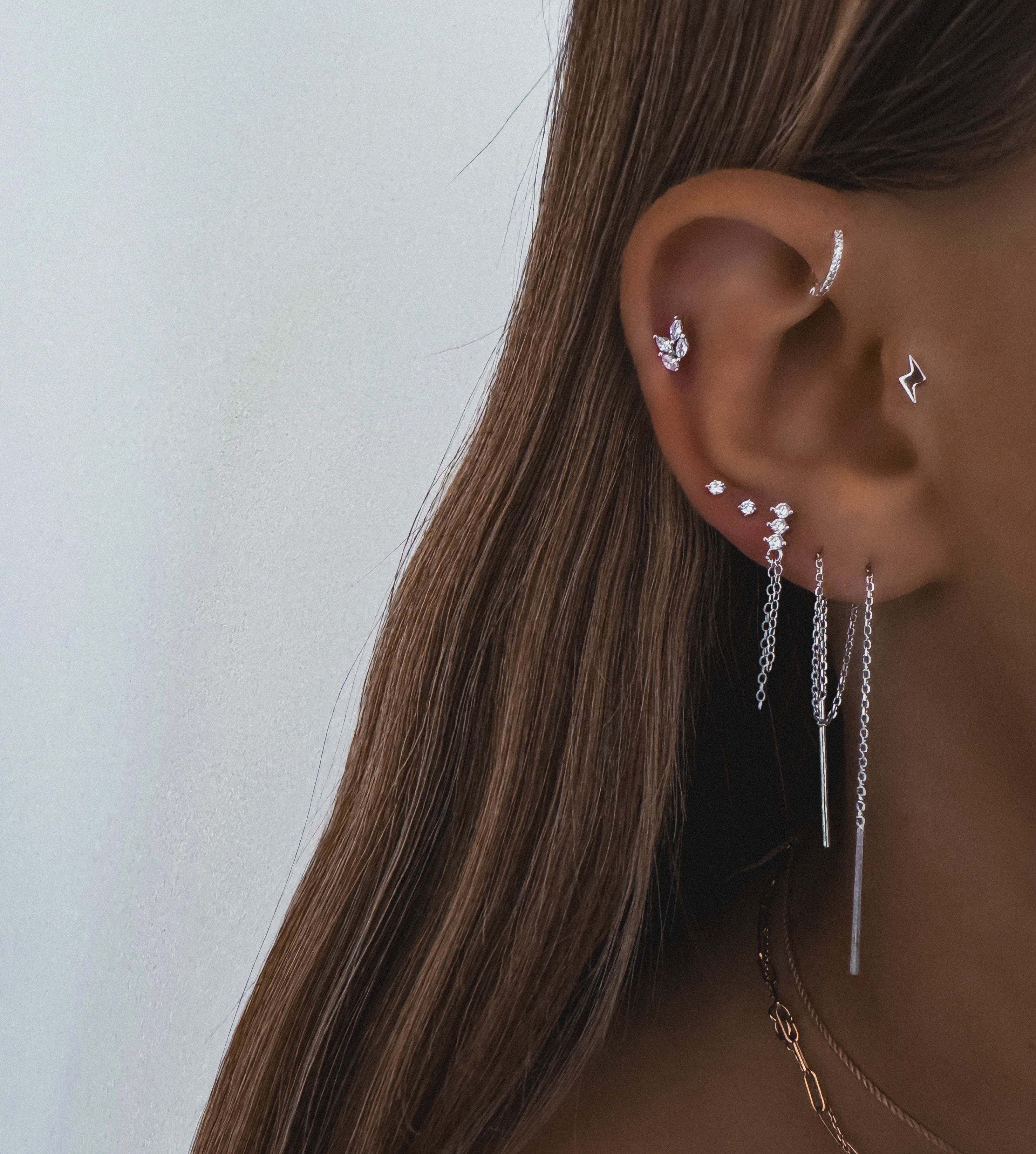 "PAPILLON LISSE" PIERCING