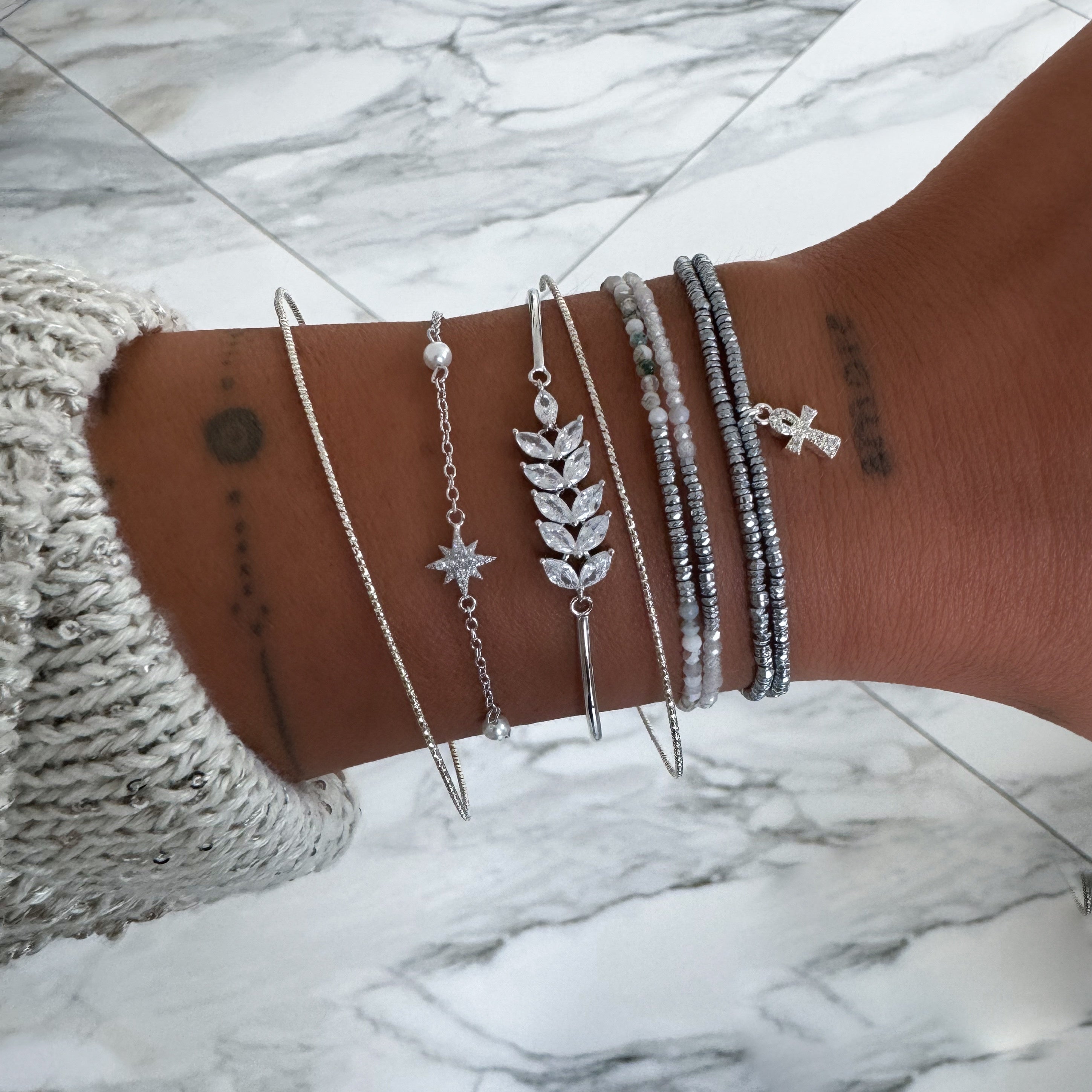 BRACELET "ANKH PEARL"