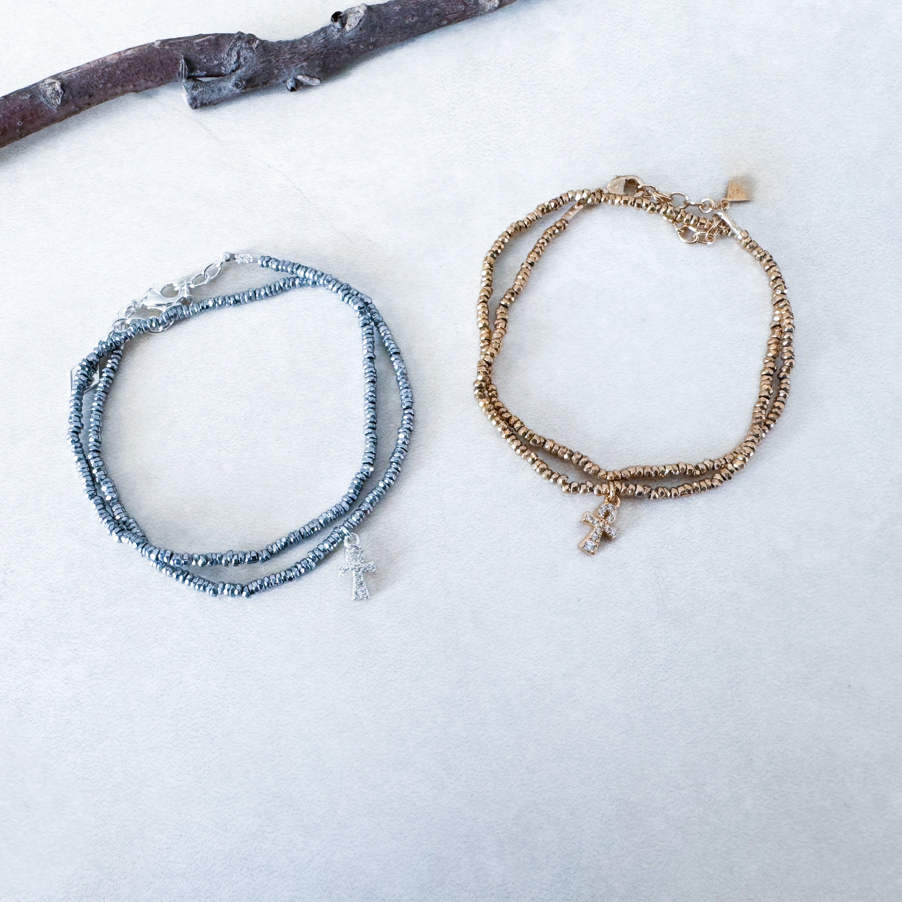 BRACELET "ANKH PEARL"