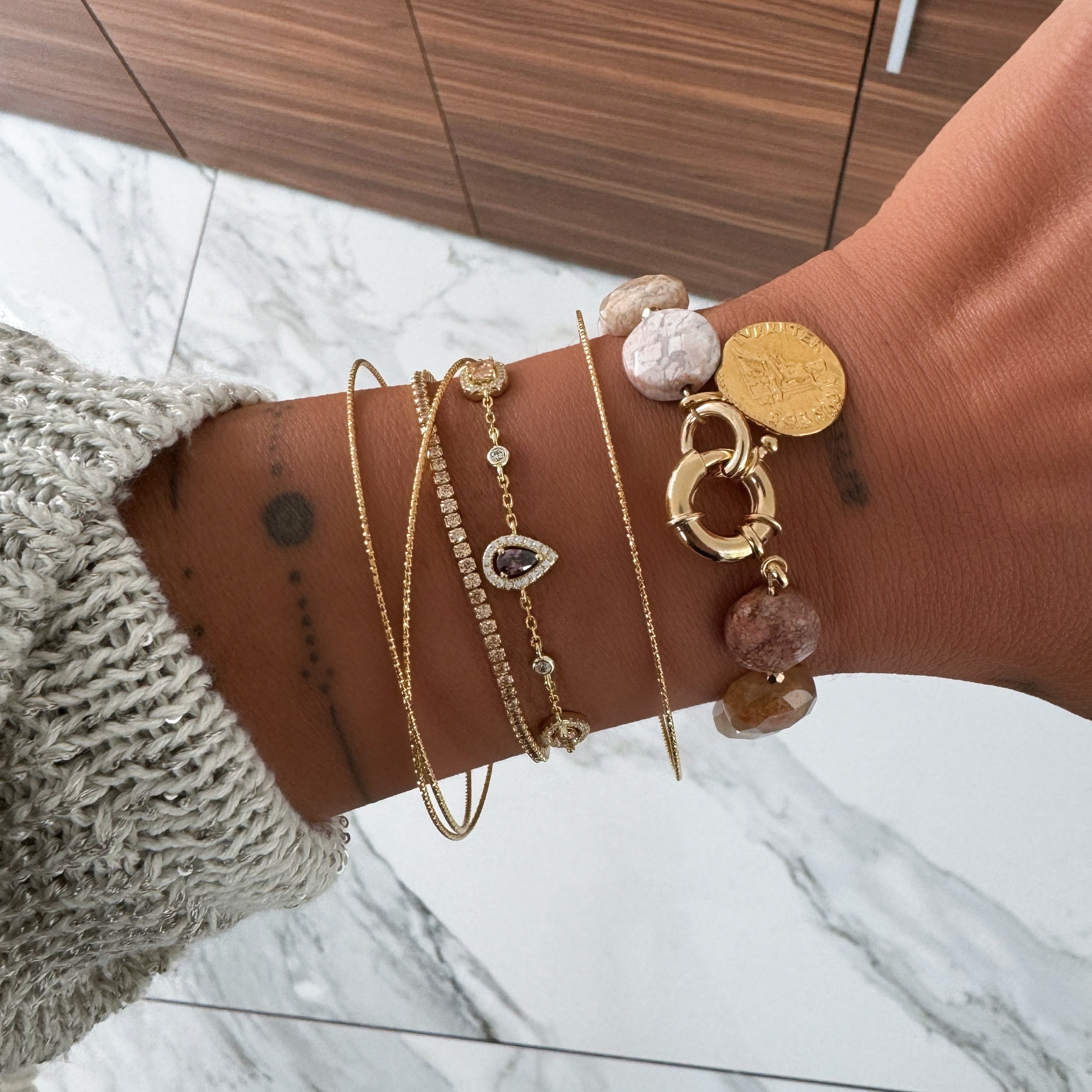 BRACELET "CESAR PEARL"