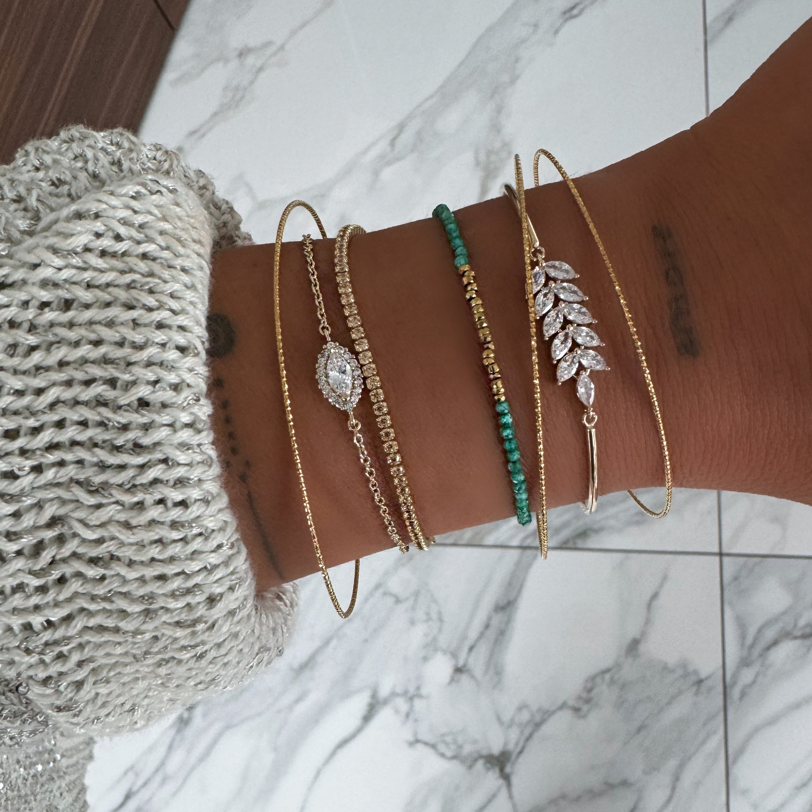 BRACELET "RIVIERA CHAMPAGNE"