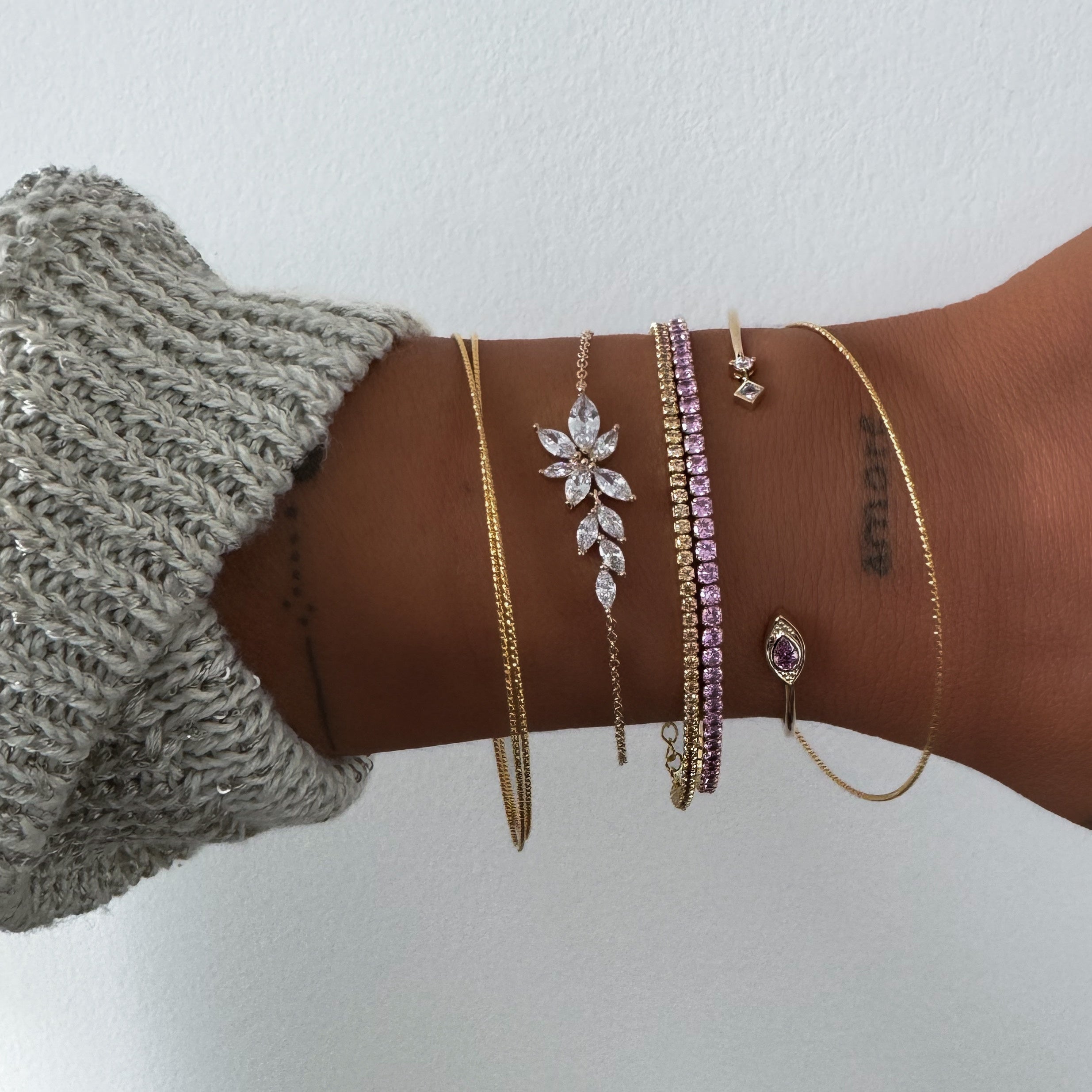 BRACELET "RIVIERA CHAMPAGNE"