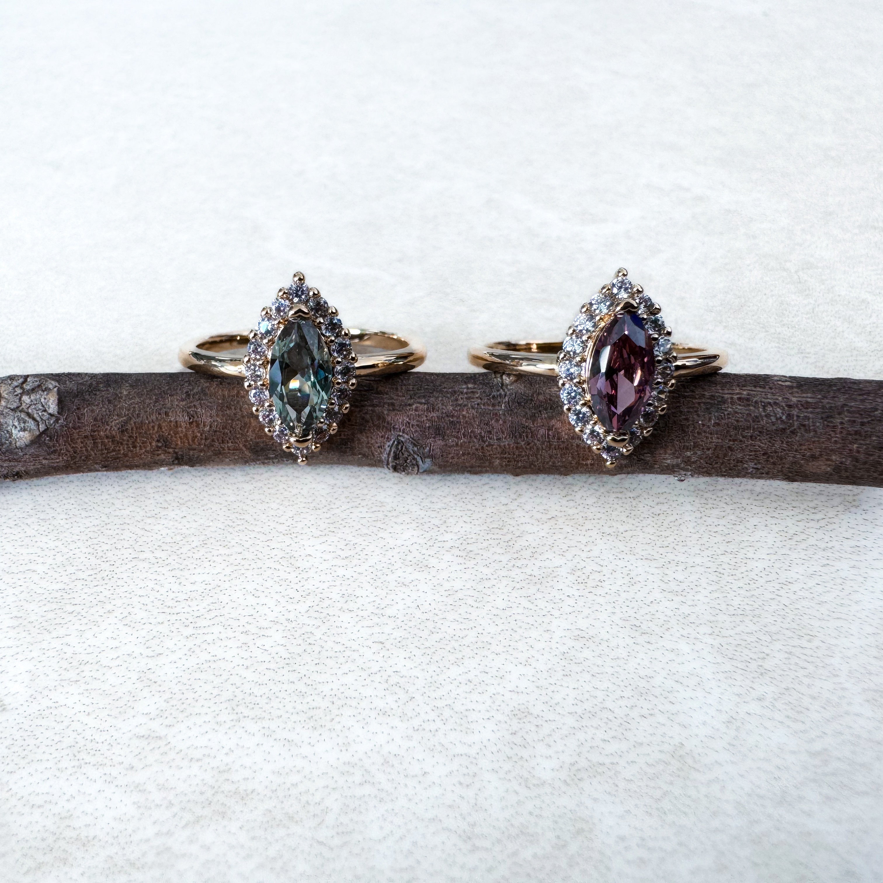 BAGUE "MARQUISE COLOR"